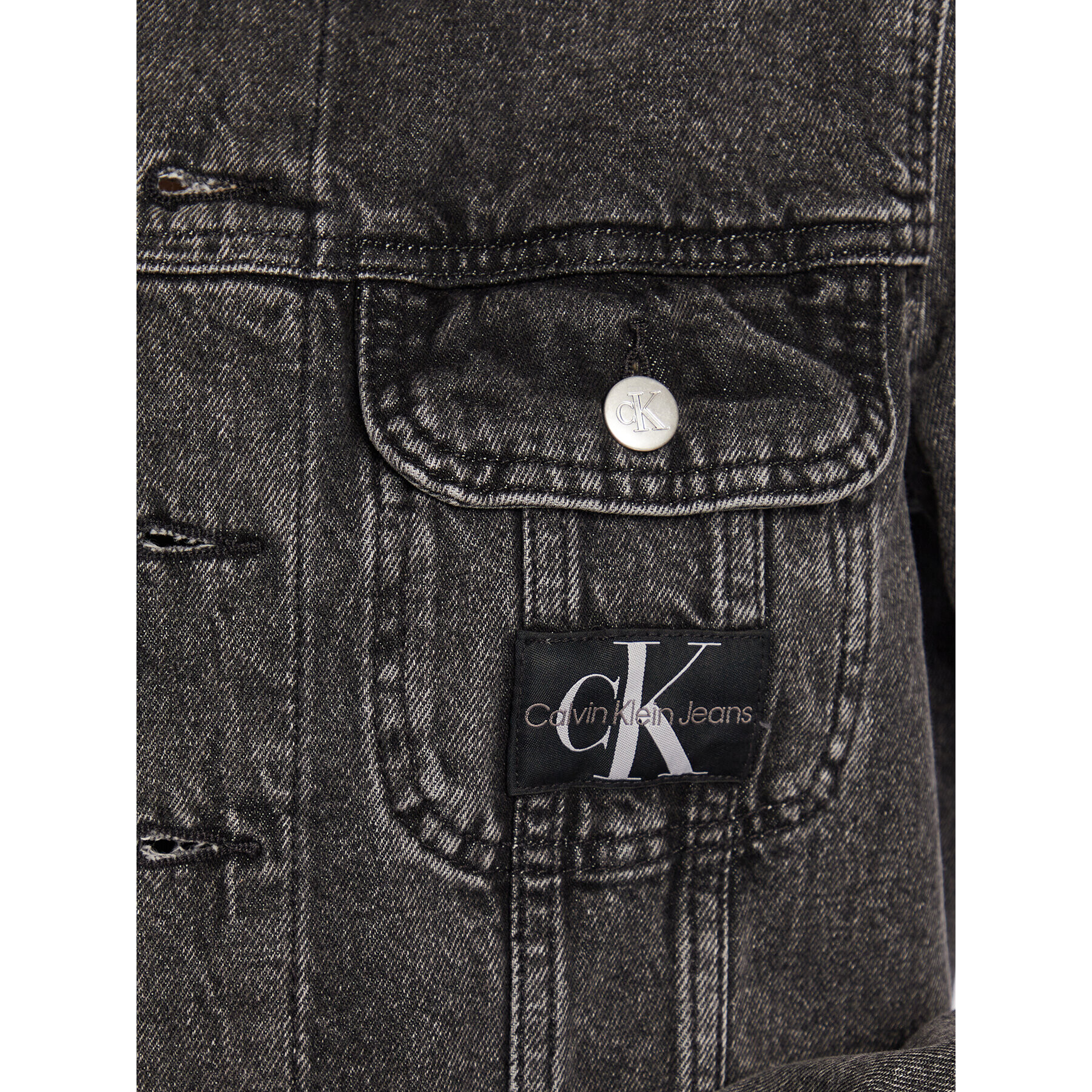 Calvin Klein Jeans Jeans jakna J20J220231 Siva Regular Fit - Pepit.si