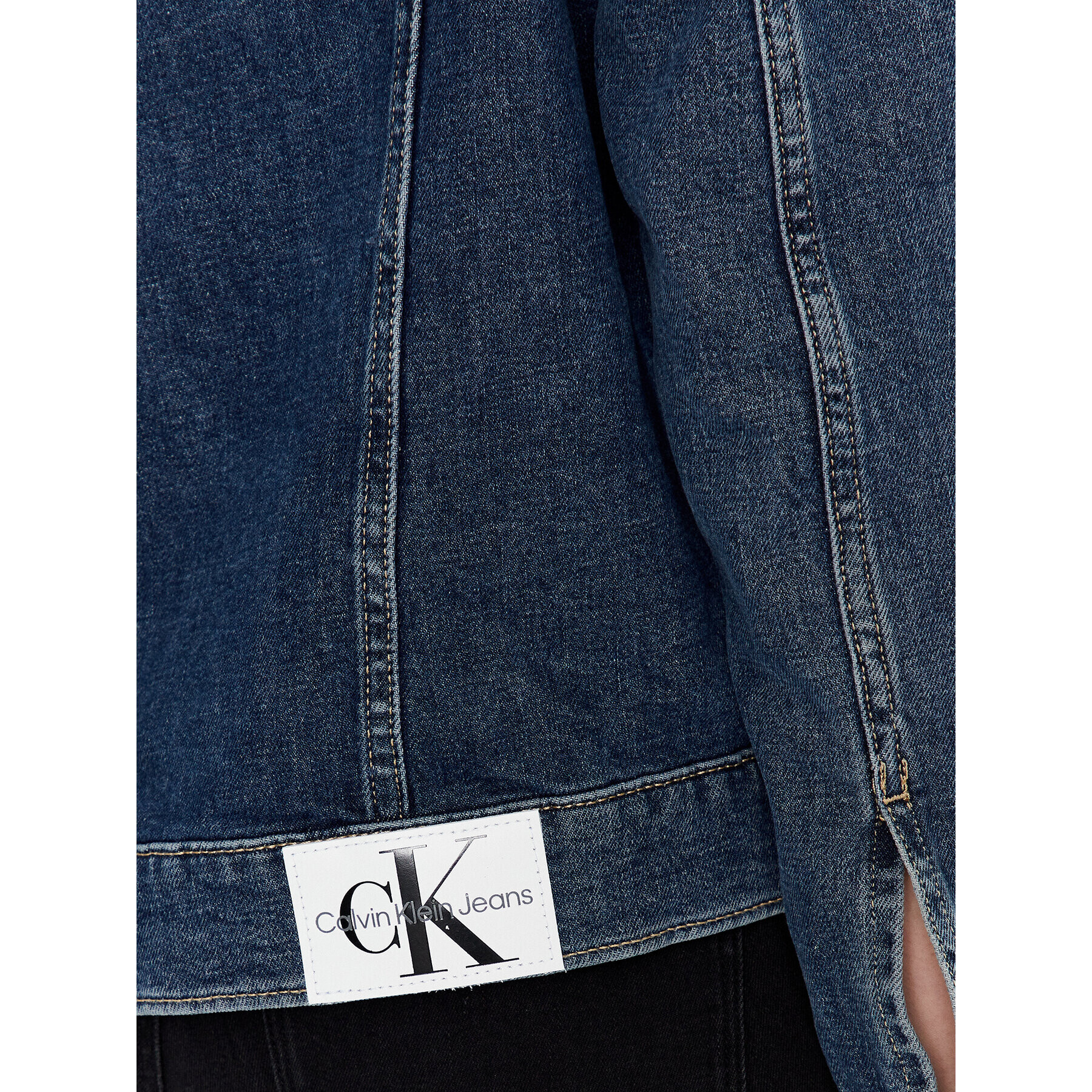 Calvin Klein Jeans Jeans jakna J20J220235 Mornarsko modra Classic Fit - Pepit.si