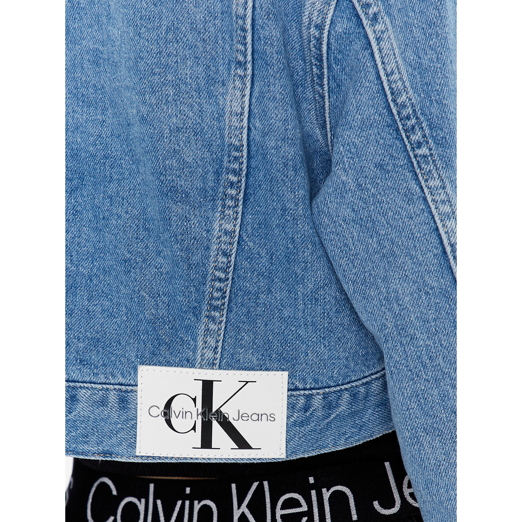 Calvin Klein Jeans Jeans jakna J20J220658 Modra Regular Fit - Pepit.si