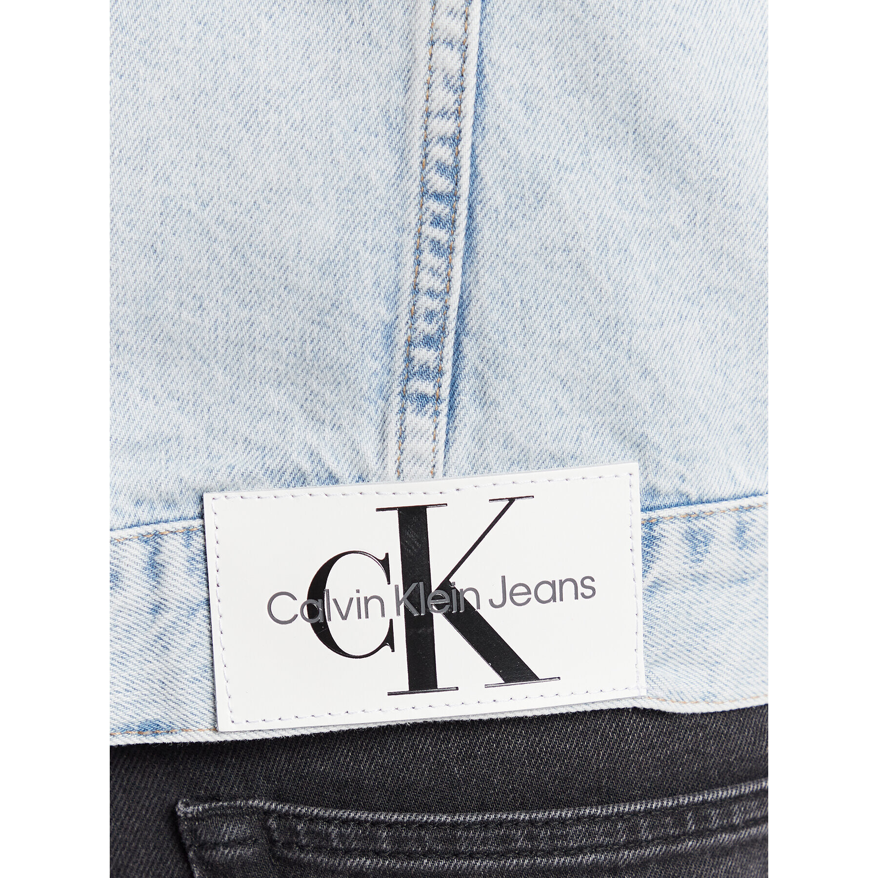 Calvin Klein Jeans Jeans jakna J30J322381 Modra Regular Fit - Pepit.si