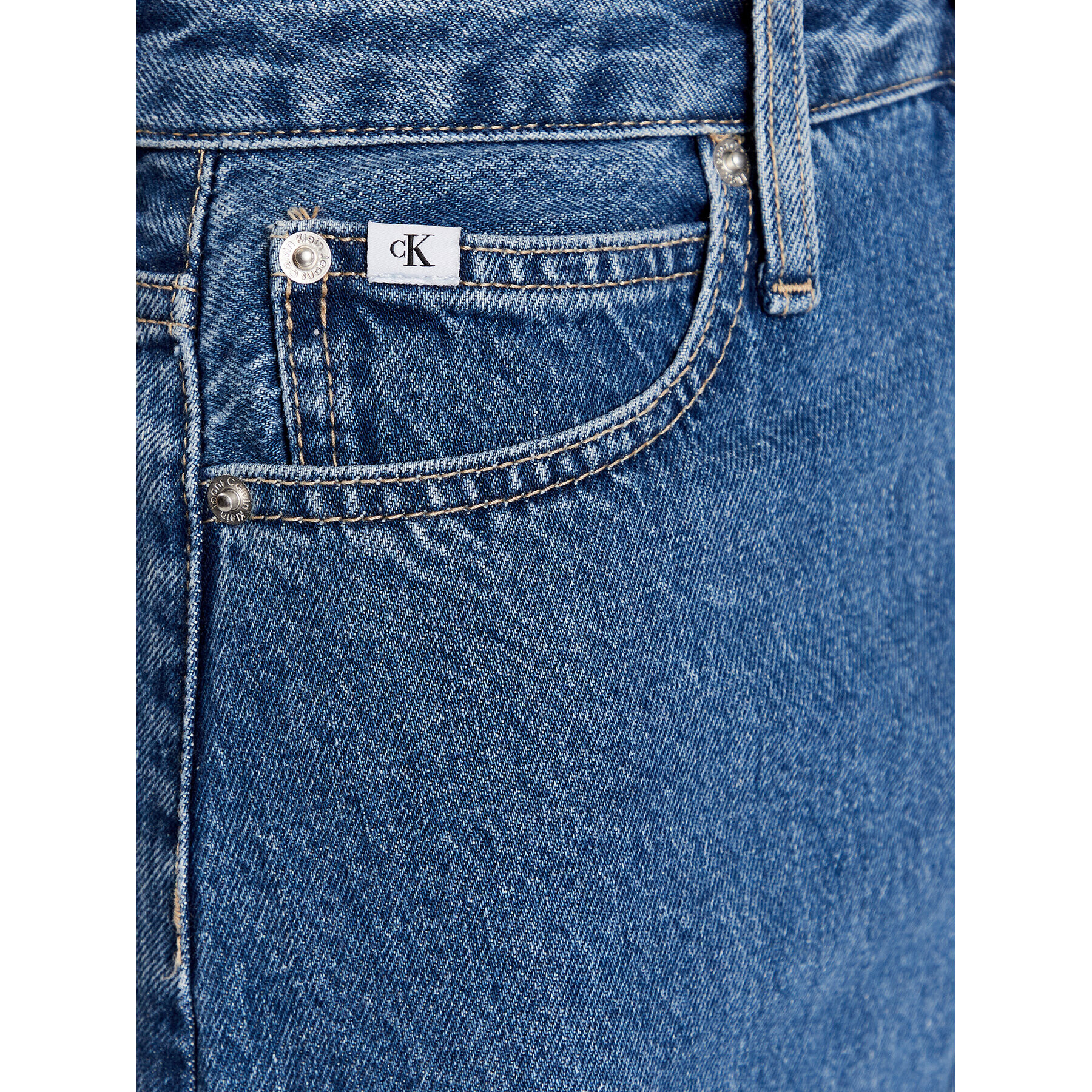 Calvin Klein Jeans Jeans krilo J20J221271 Modra Regular Fit - Pepit.si