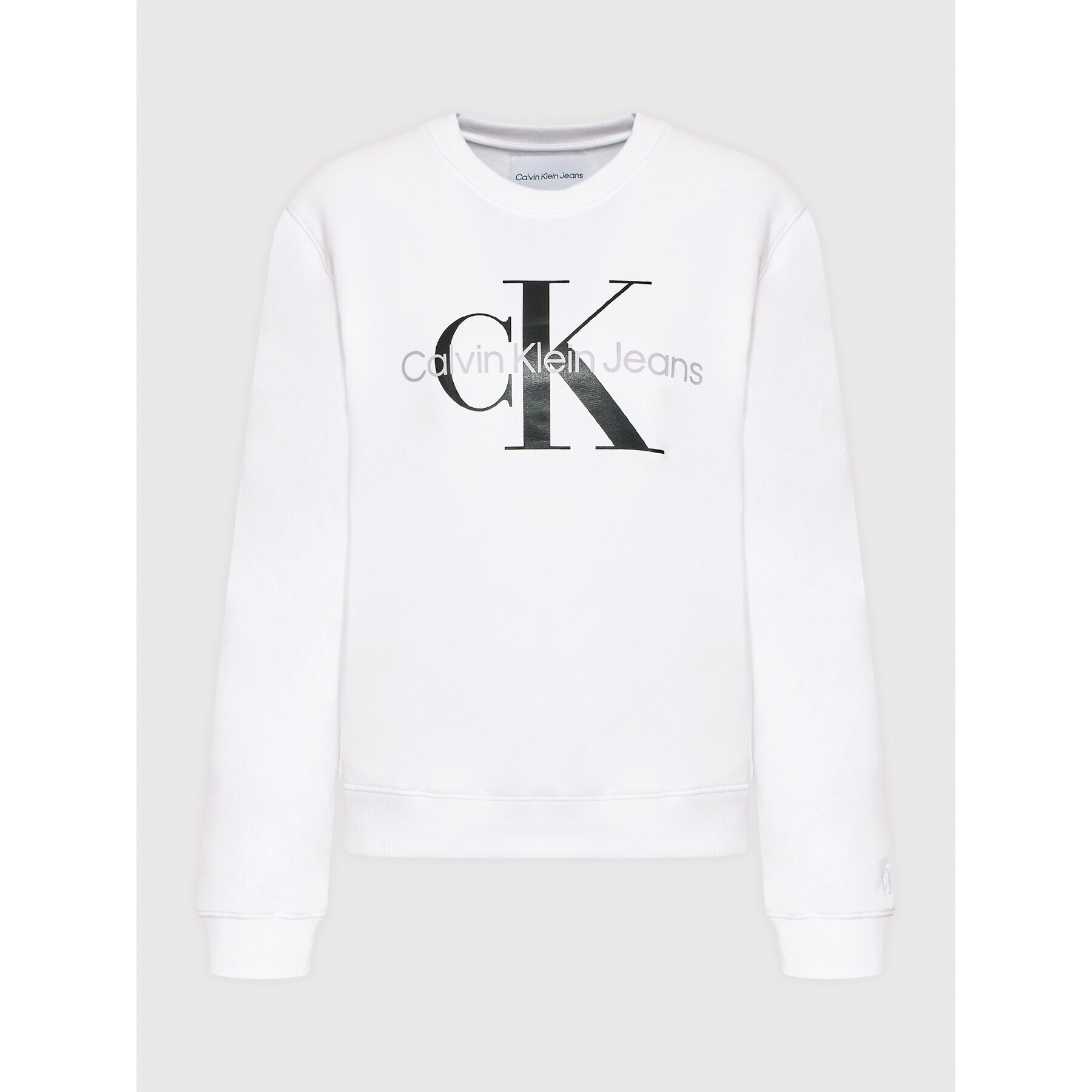 Calvin Klein Jeans Jopa J20J219140 Bela Regular Fit - Pepit.si