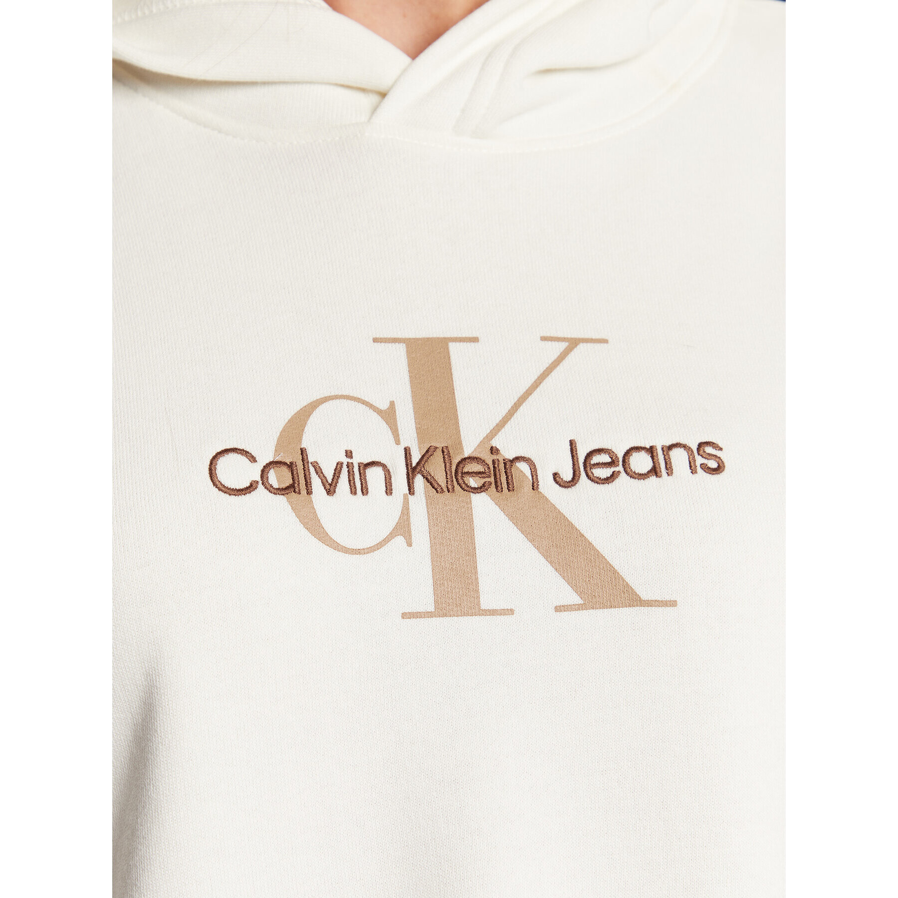 Calvin Klein Jeans Jopa J20J220427 Écru Oversize - Pepit.si