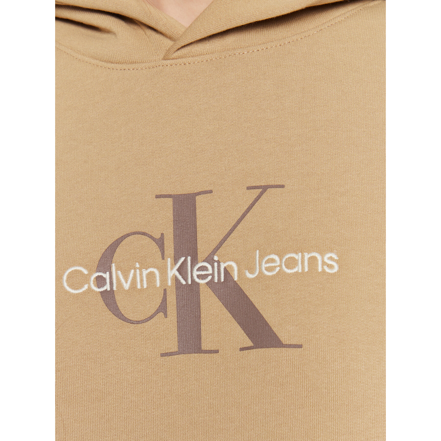 Calvin Klein Jeans Jopa J20J220427 Bež Oversize - Pepit.si