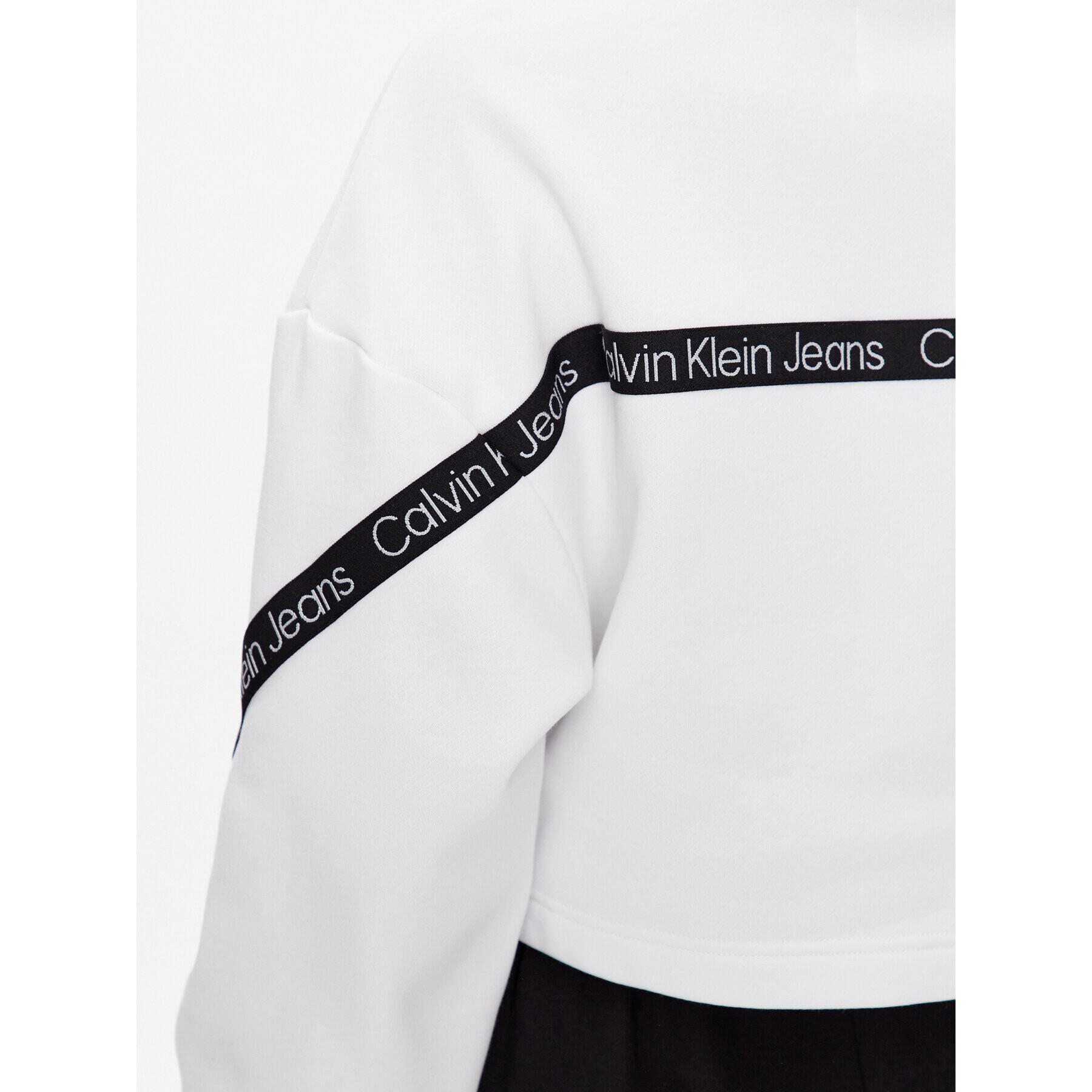 Calvin Klein Jeans Jopa J20J220693 Bela Cropped Fit - Pepit.si