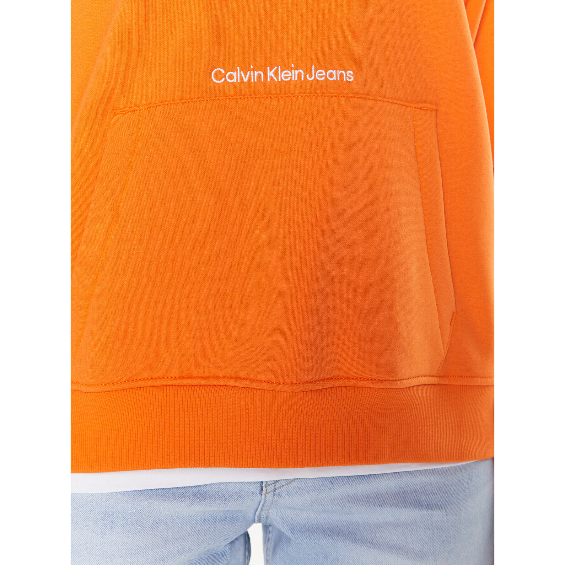 Calvin Klein Jeans Jopa J20J220945 Oranžna Oversize - Pepit.si