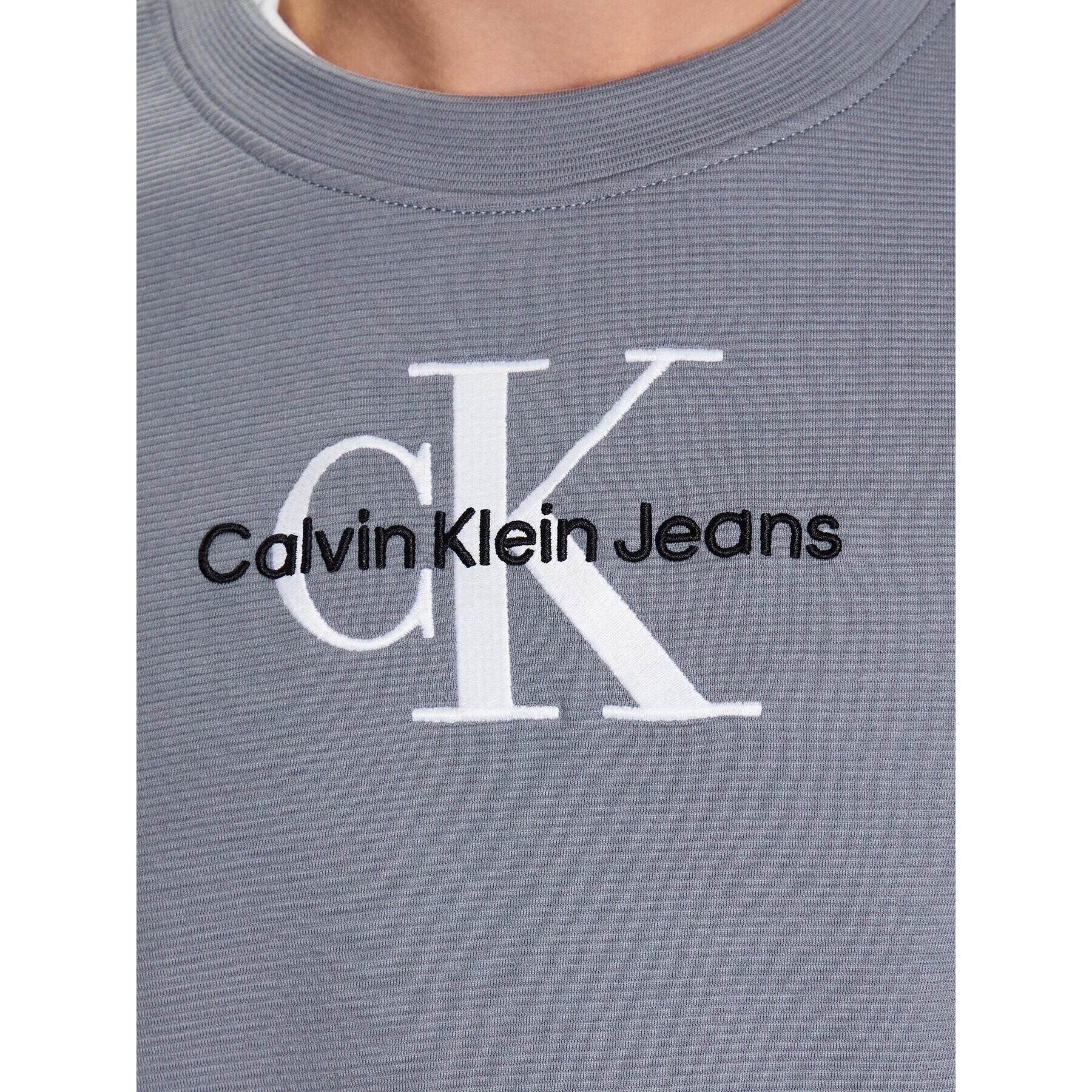 Calvin Klein Jeans Jopa J30J323160 Siva Relaxed Fit - Pepit.si