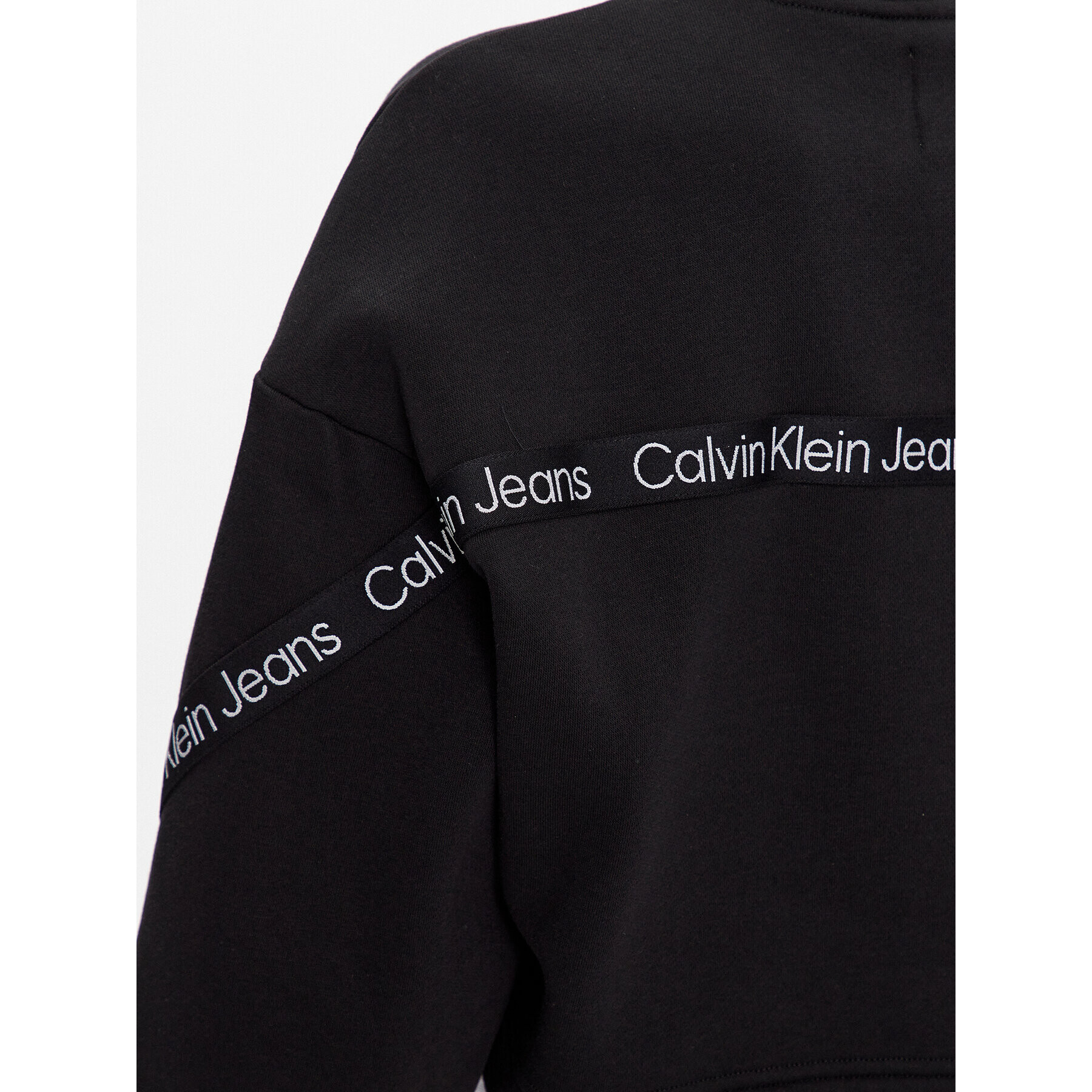 Calvin Klein Jeans Jopa Logo Tape J20J220693 Črna Relaxed Fit - Pepit.si