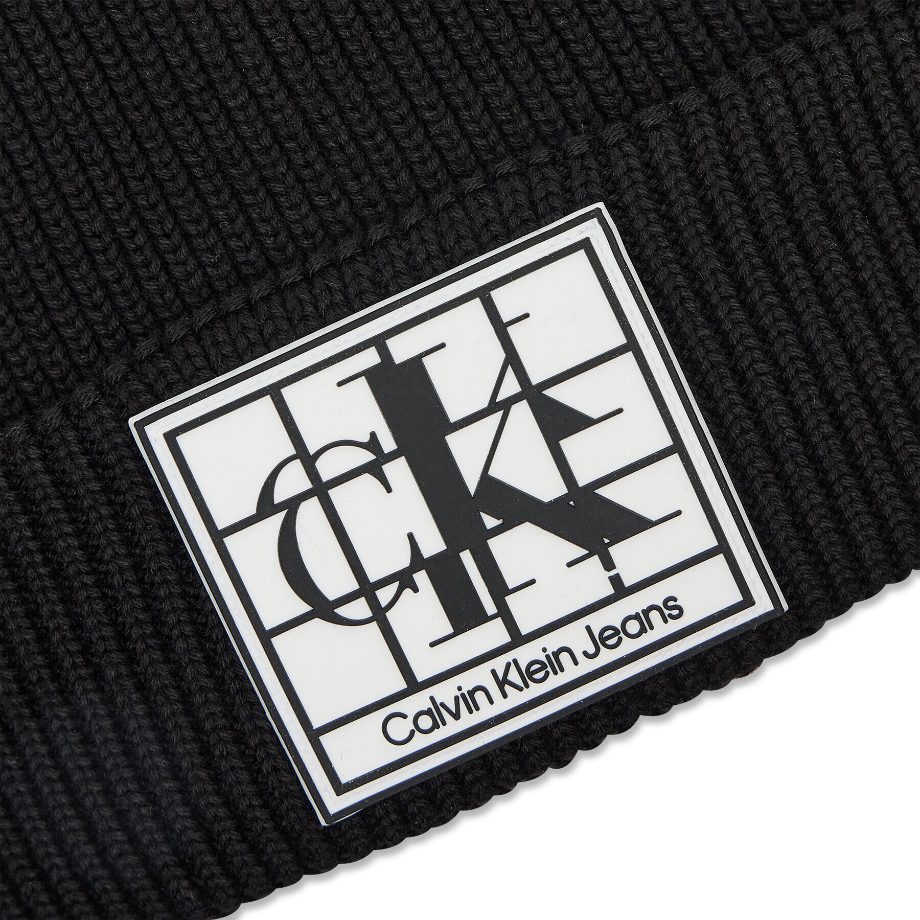 Calvin Klein Jeans Kapa Beanie K60K609812 Črna - Pepit.si