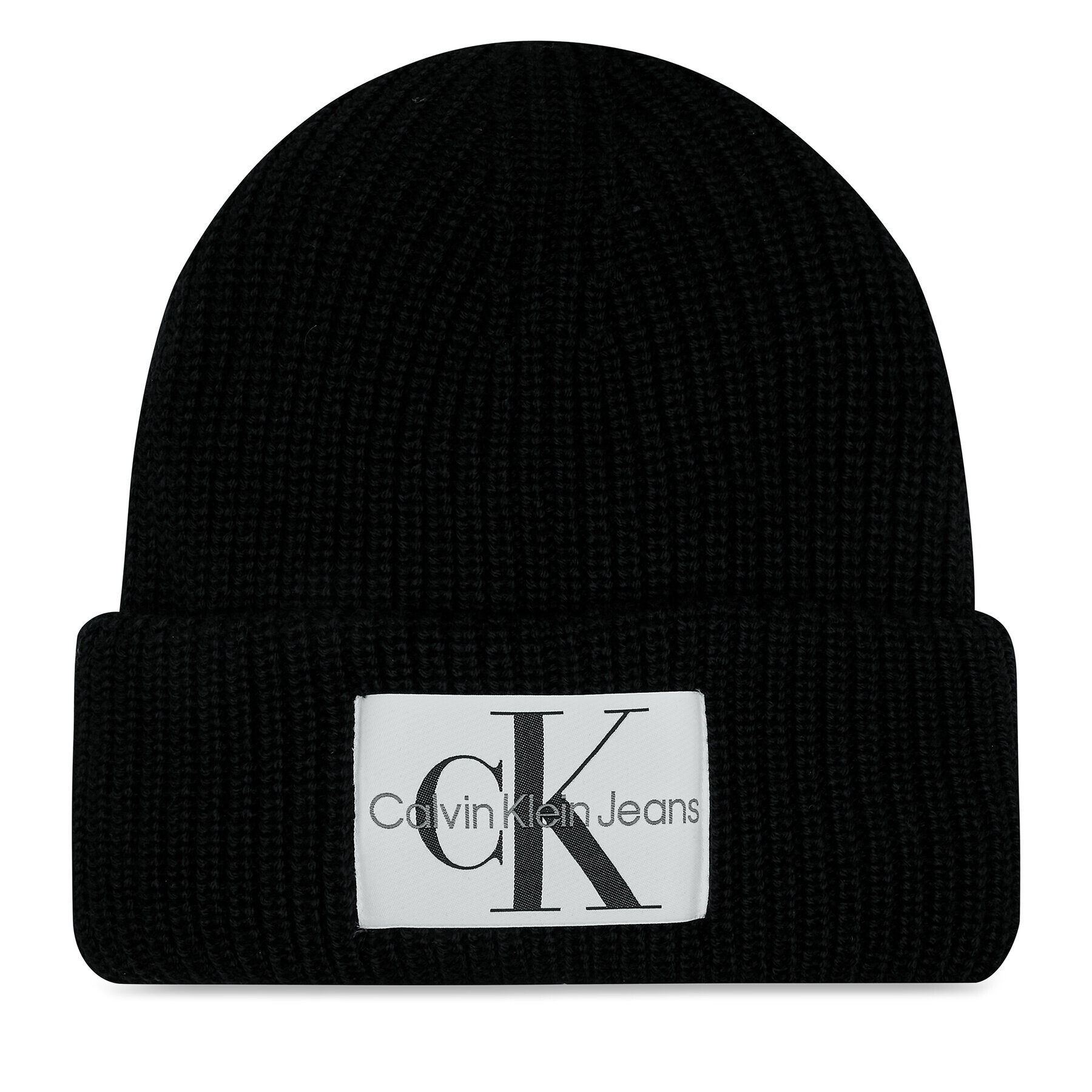 Calvin Klein Jeans Kapa Monogram Beanie Wl K50K506242 Črna - Pepit.si