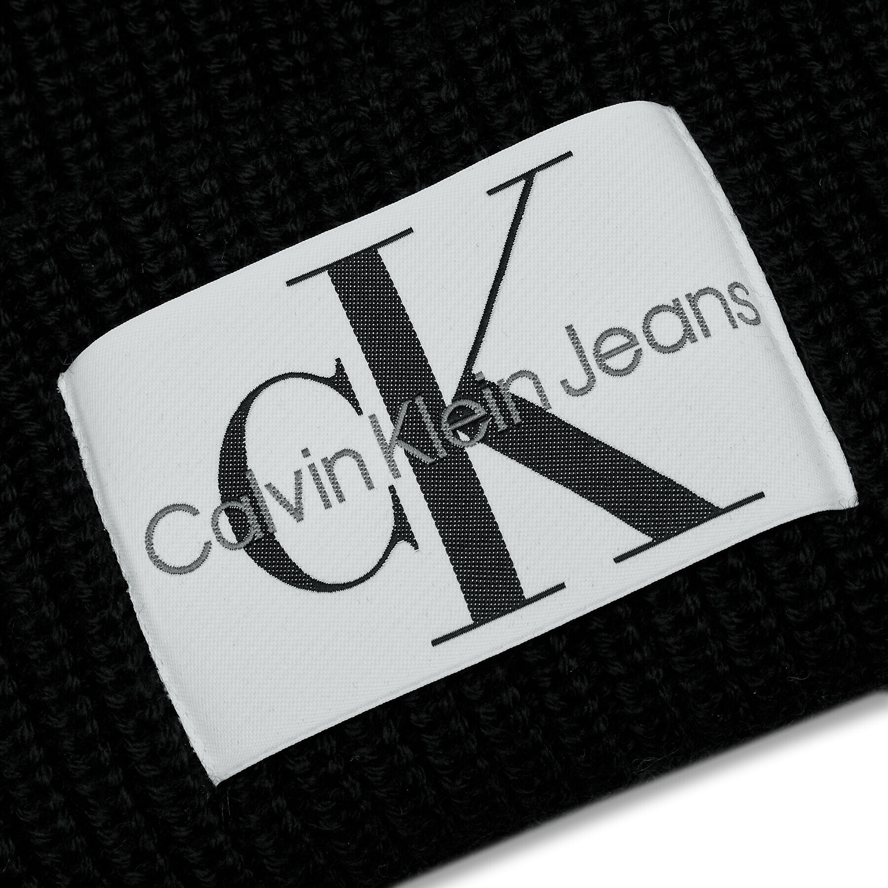 Calvin Klein Jeans Kapa Monogram Beanie Wl K50K506242 Črna - Pepit.si