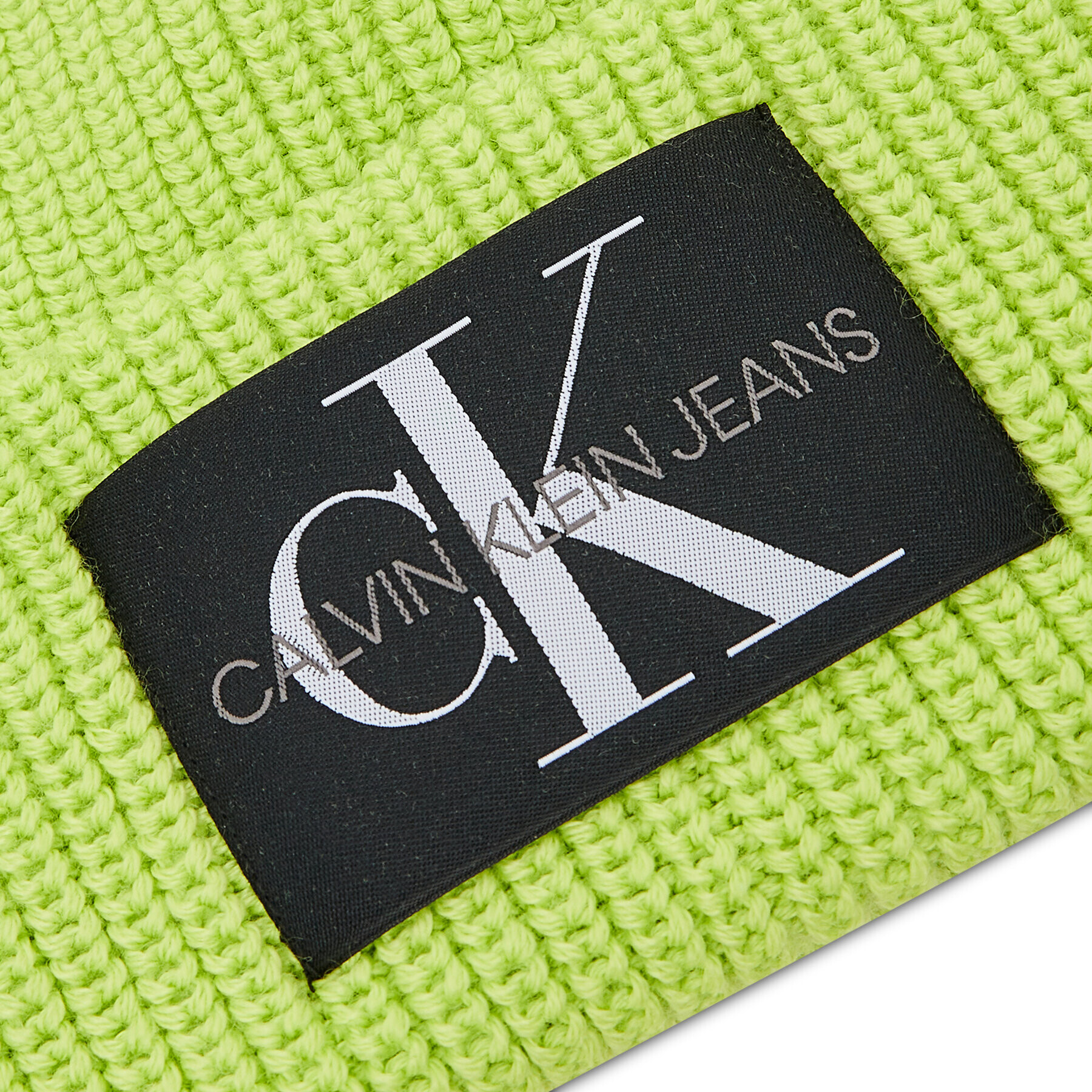 Calvin Klein Jeans Kapa Monogram Beanie Wl K50K506242 Zelena - Pepit.si