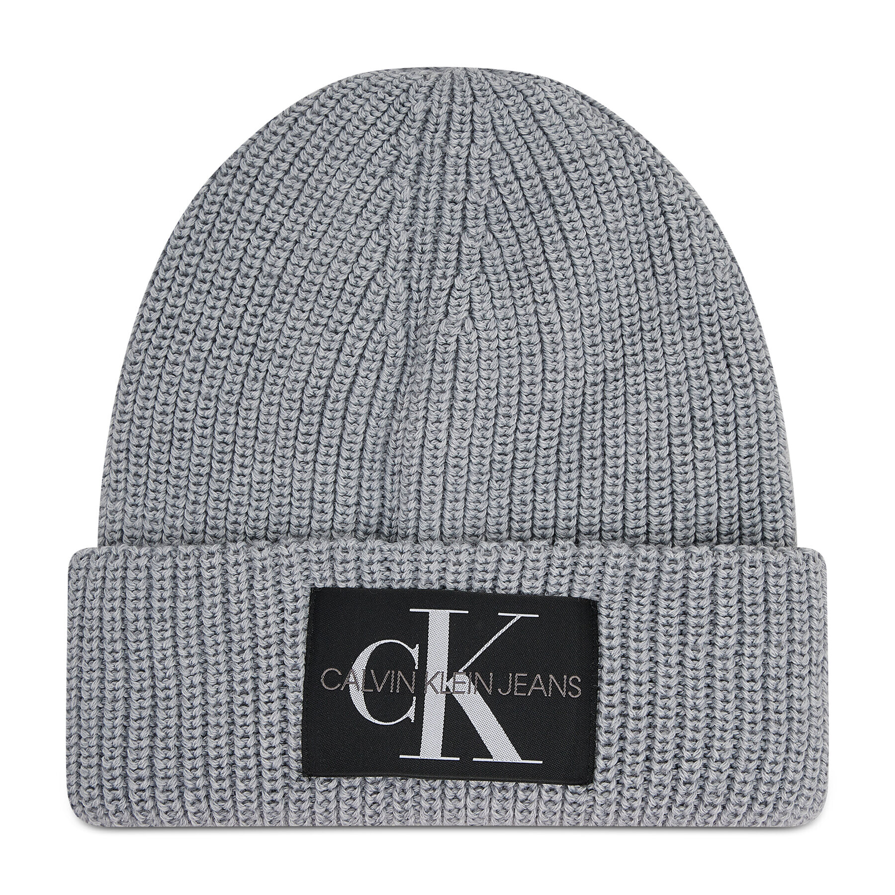 Calvin Klein Jeans Kapa Monogram Beanie Wl K60K607383 Siva - Pepit.si