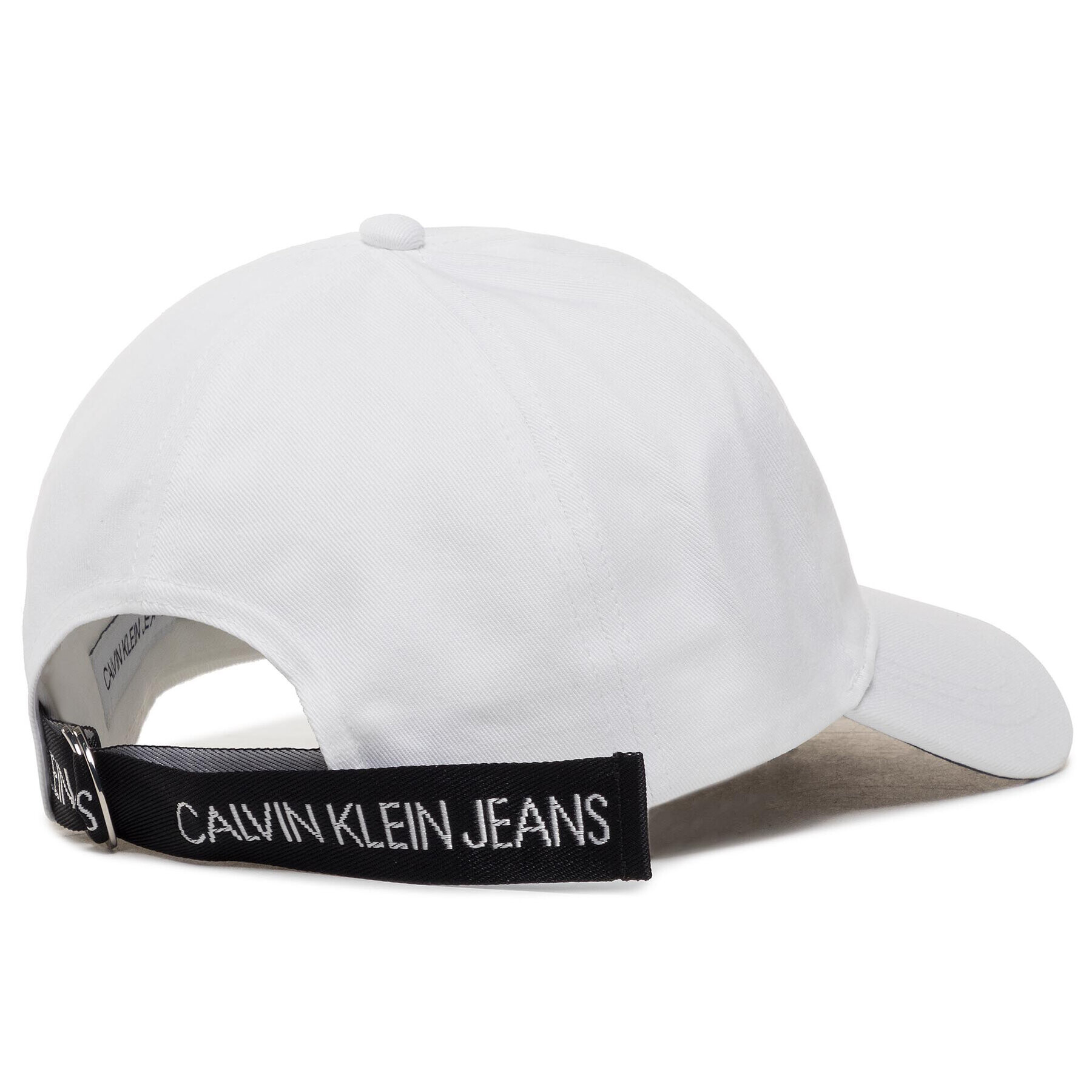 Calvin Klein Jeans Kapa s šiltom Ckj Street Cap K60K606628 Bela - Pepit.si