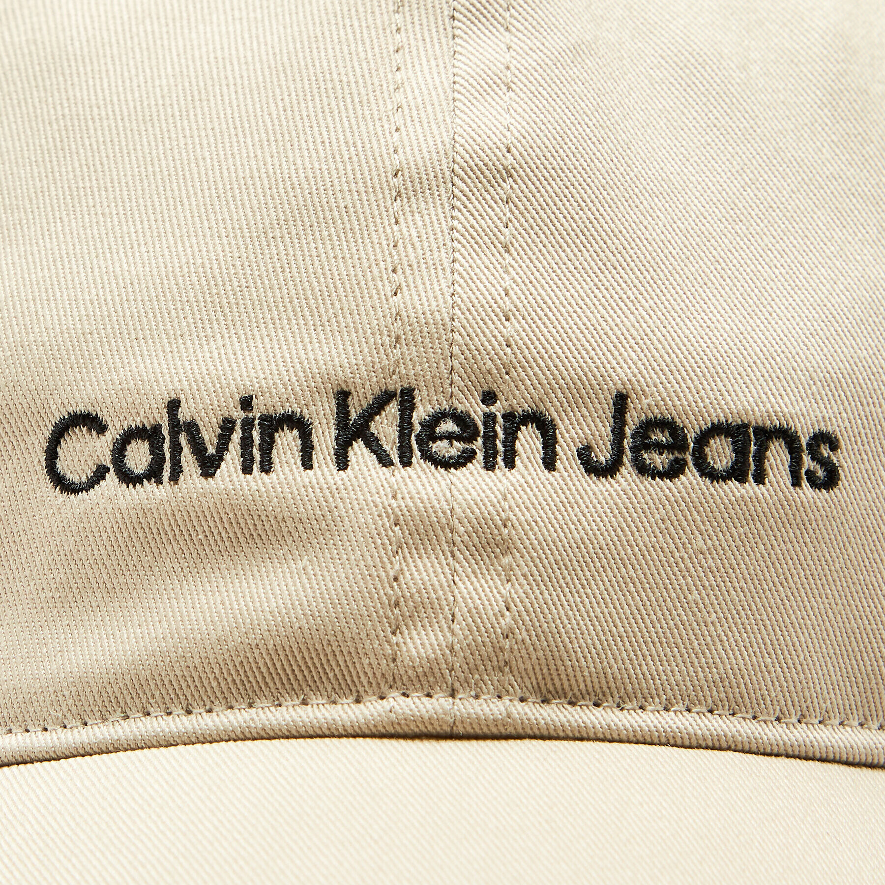 Calvin Klein Jeans Kapa s šiltom Institutional K50K510062 Bež - Pepit.si