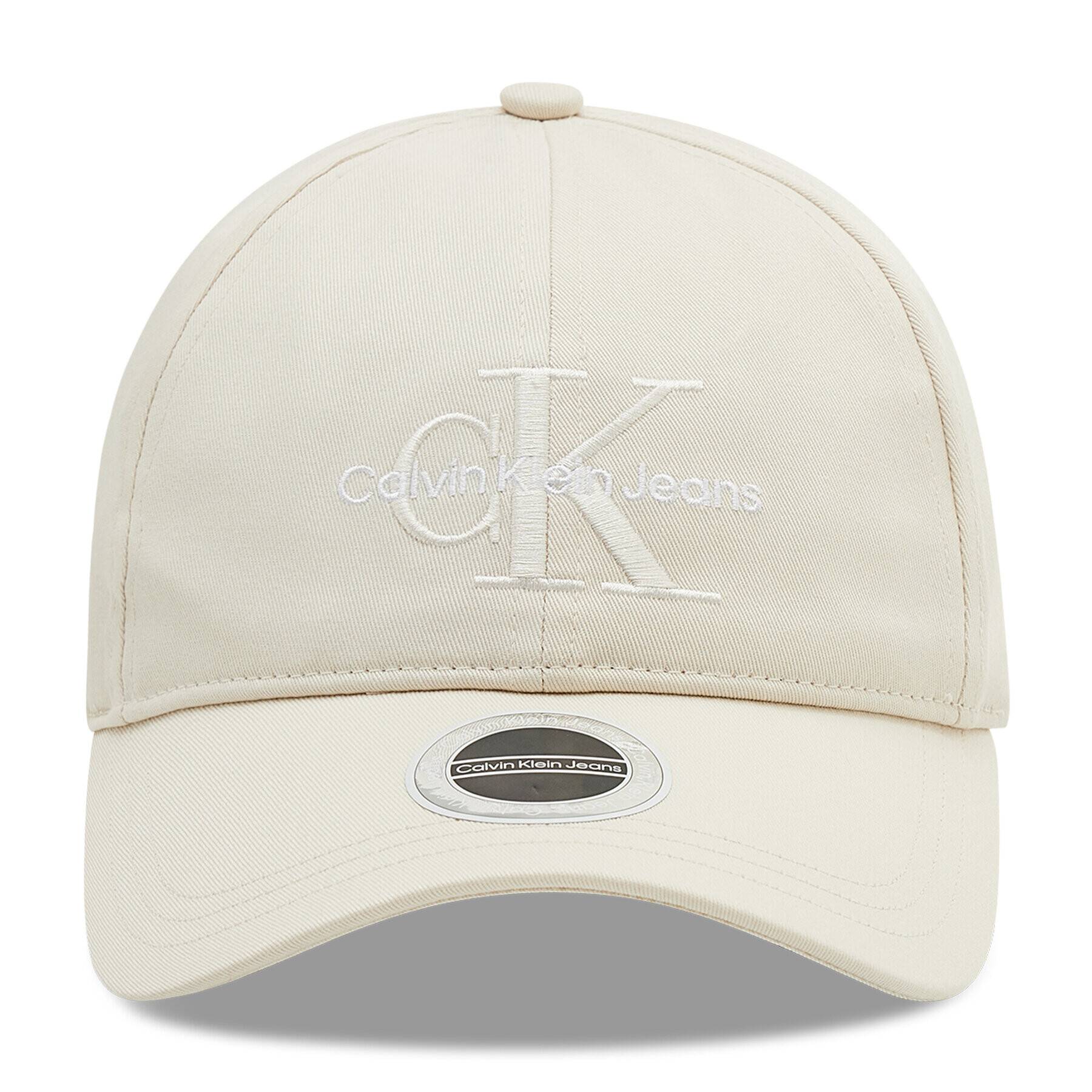 Calvin Klein Jeans Kapa s šiltom Monogram Cap Embro K50K505618 Bež - Pepit.si