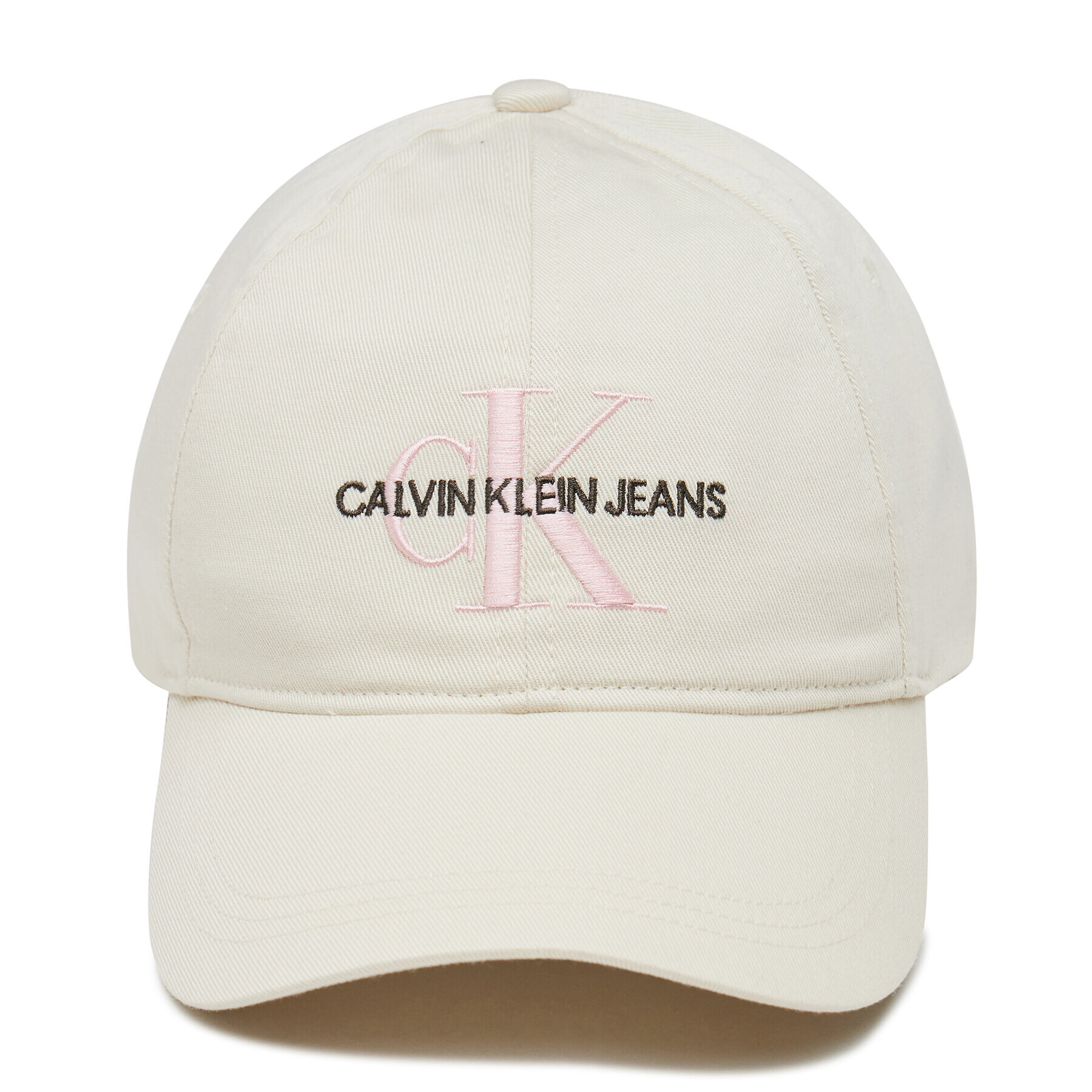 Calvin Klein Jeans Kapa s šiltom Monogram Cap K60K606624 Bež - Pepit.si