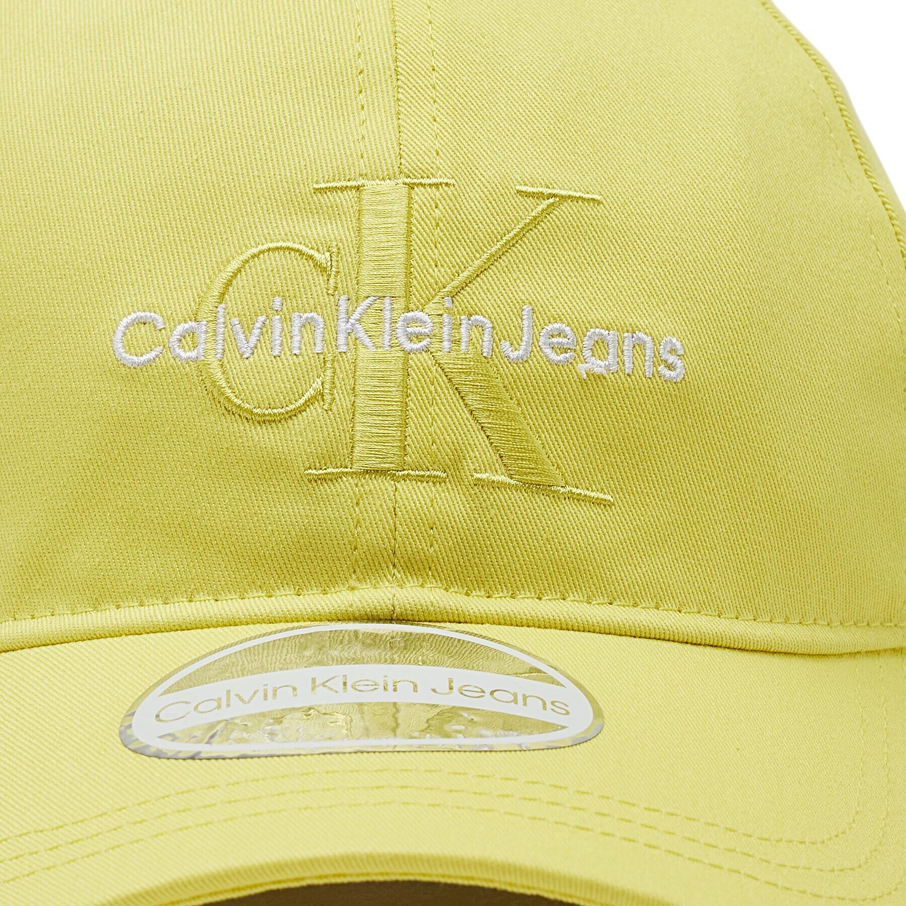 Calvin Klein Jeans Kapa s šiltom Monogram K60K606624 Rumena - Pepit.si