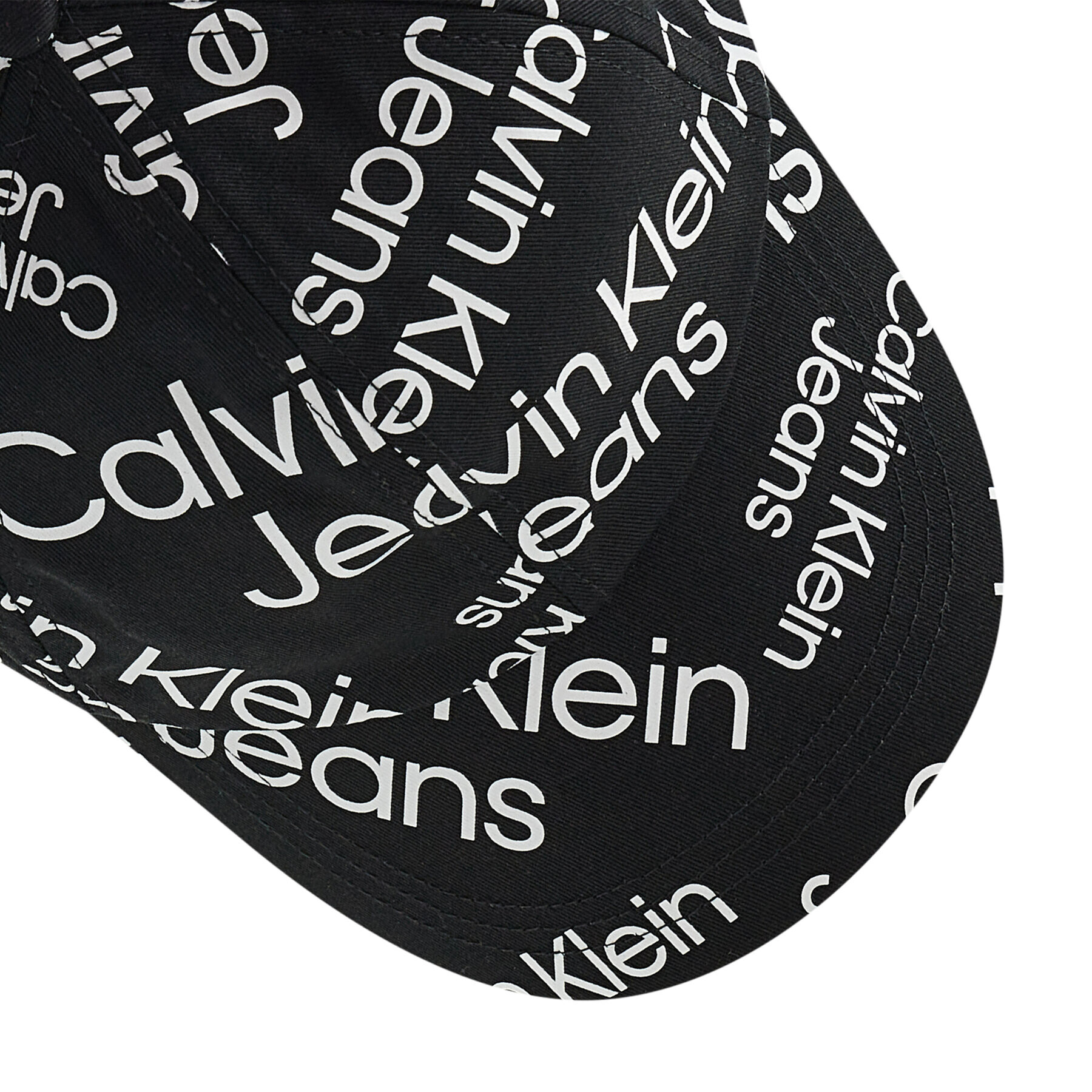 Calvin Klein Jeans Kapa s šiltom Stack Logo IU0IU00276 Črna - Pepit.si