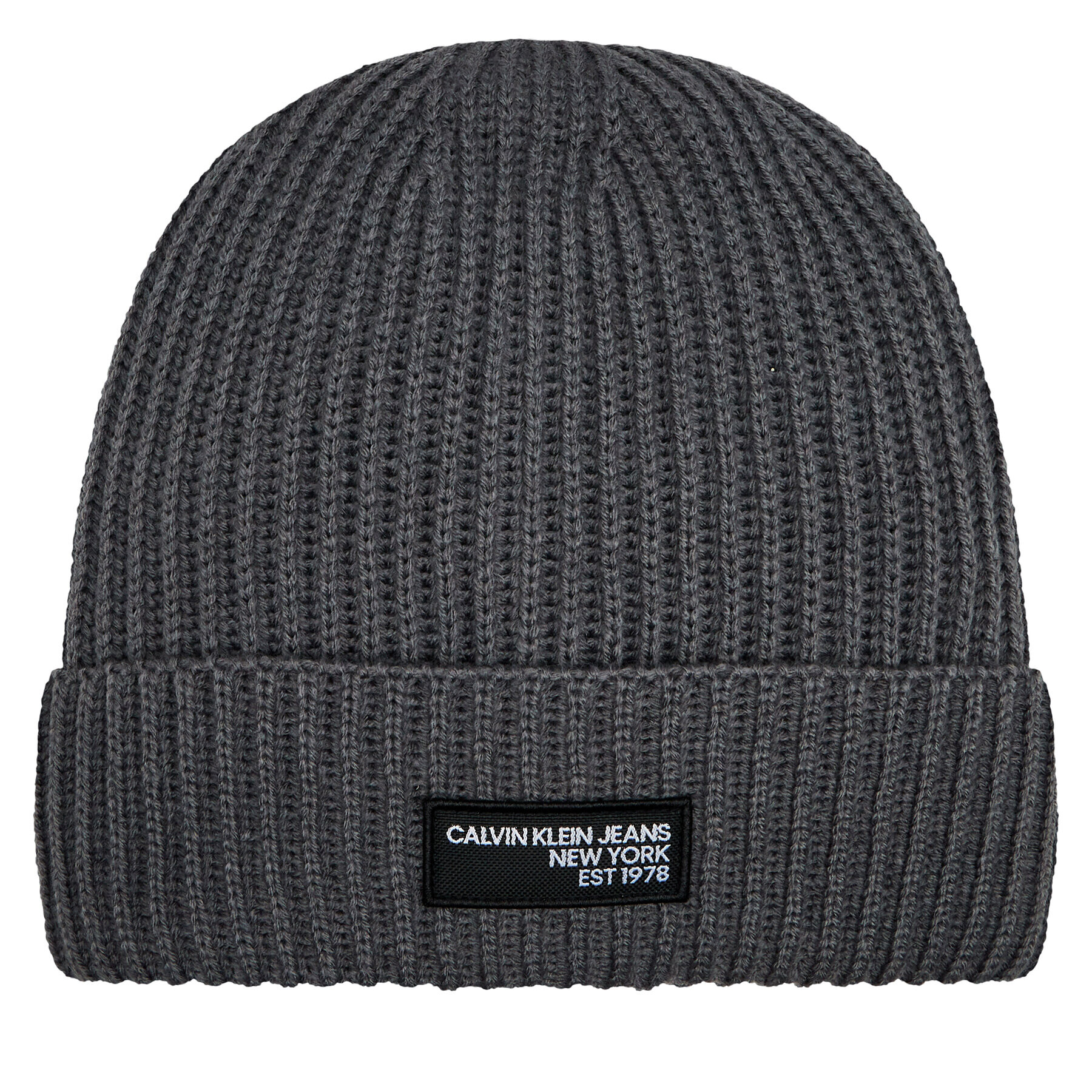 Calvin Klein Jeans Kapa Seasonal Patch Beanie K50K511430 Siva - Pepit.si