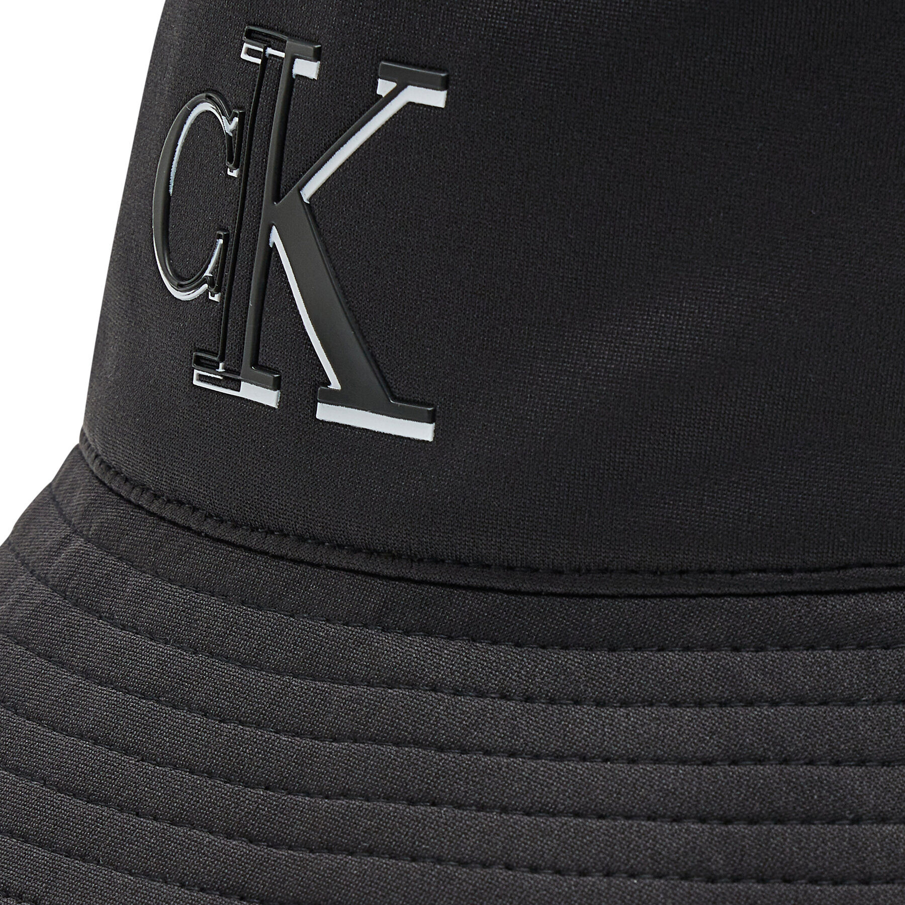 Calvin Klein Jeans Klobuk Bucket Heavy Jersey K50K509433 Črna - Pepit.si