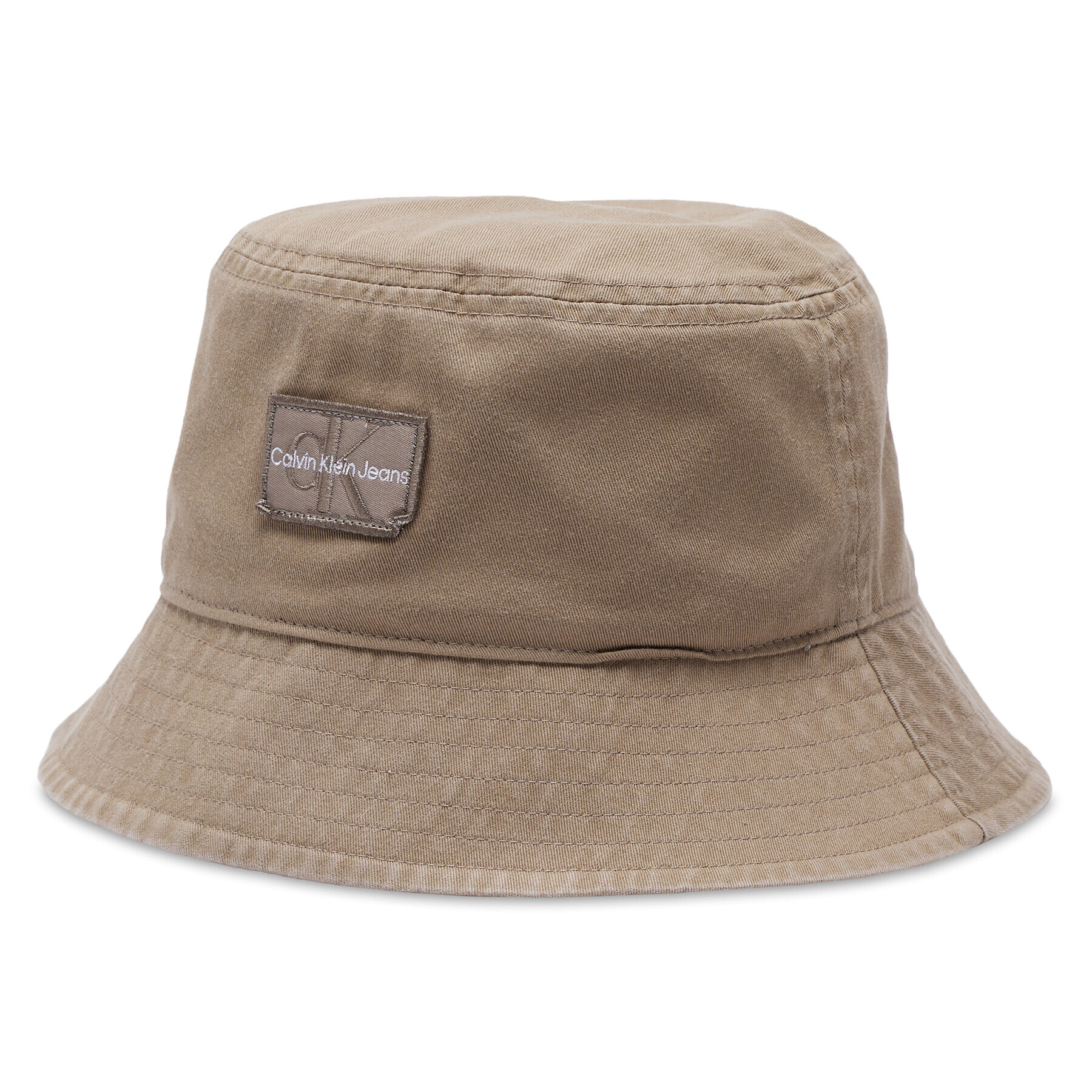 Calvin Klein Jeans Klobuk Bucket Mono Neutral K50K509901A03 Bež - Pepit.si