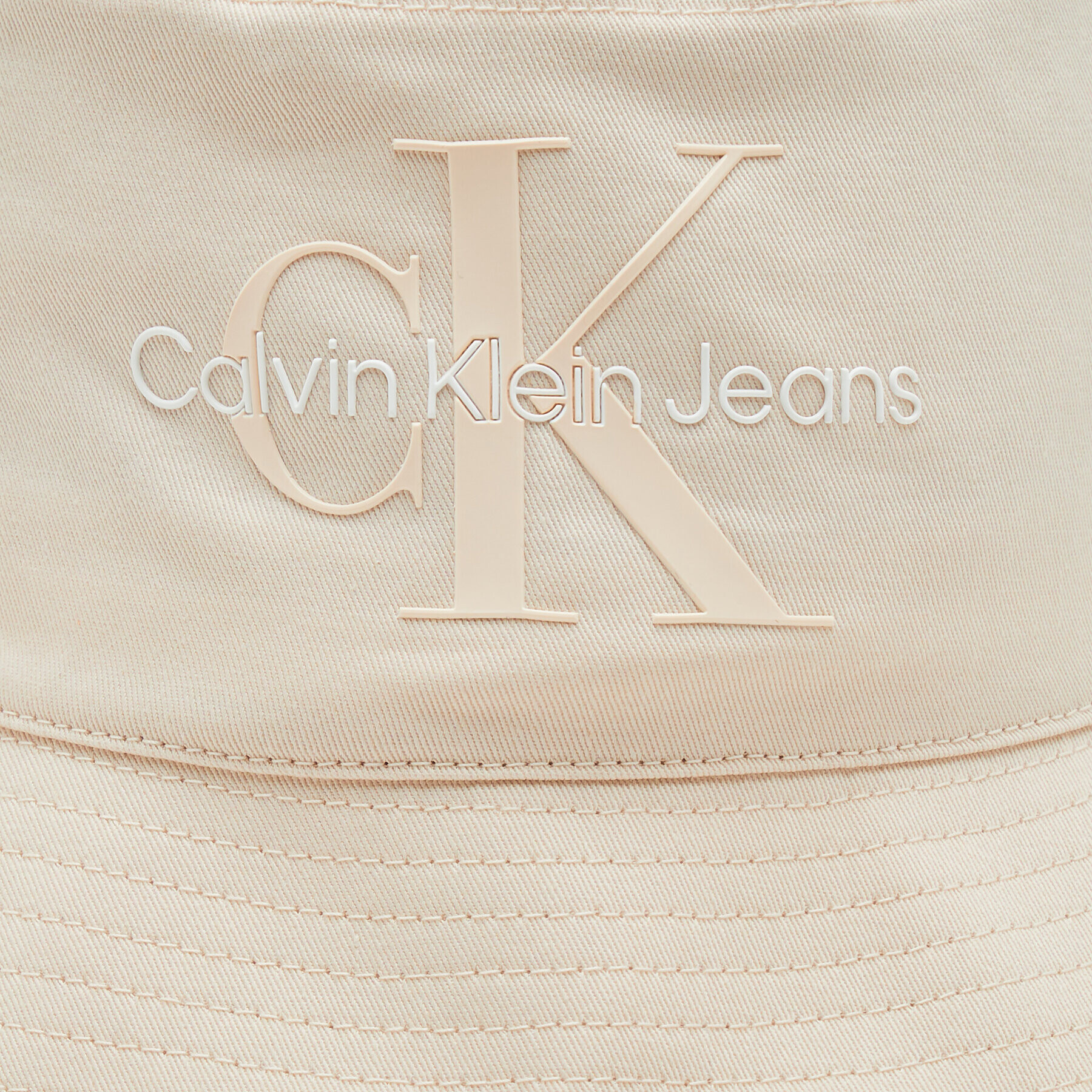 Calvin Klein Jeans Klobuk Bucket Monogram K60K610715 Bež - Pepit.si