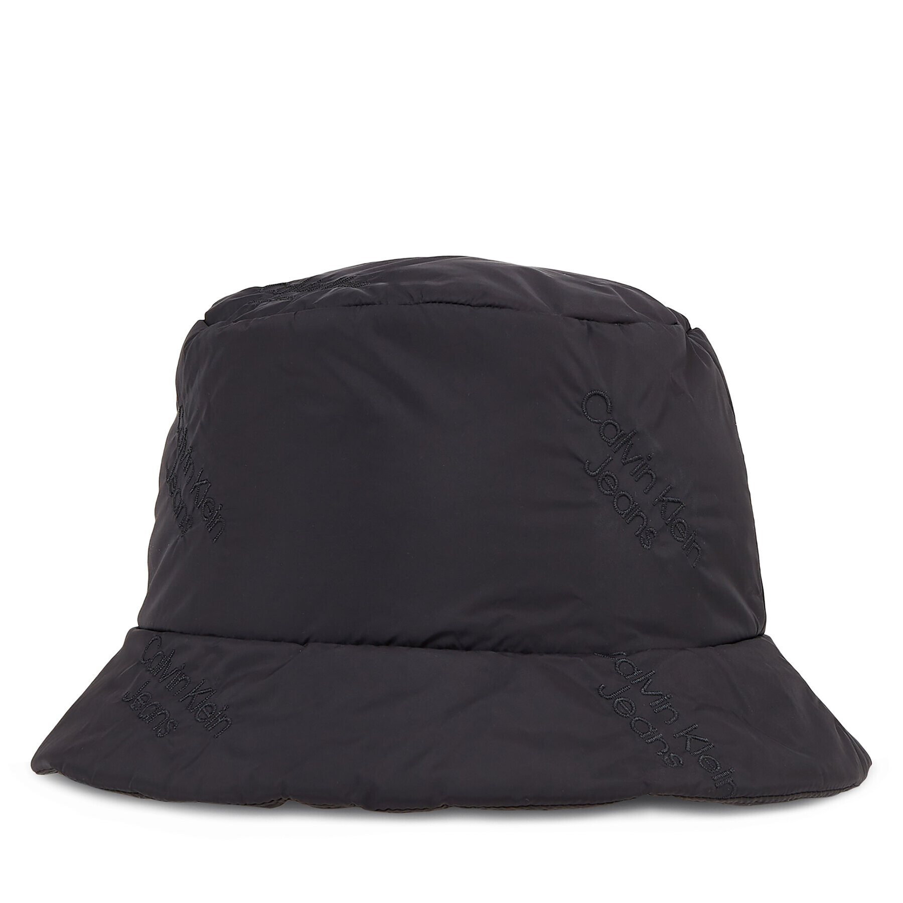 Calvin Klein Jeans Klobuk Puffy Aop Bucket Hat K60K611261 Črna - Pepit.si