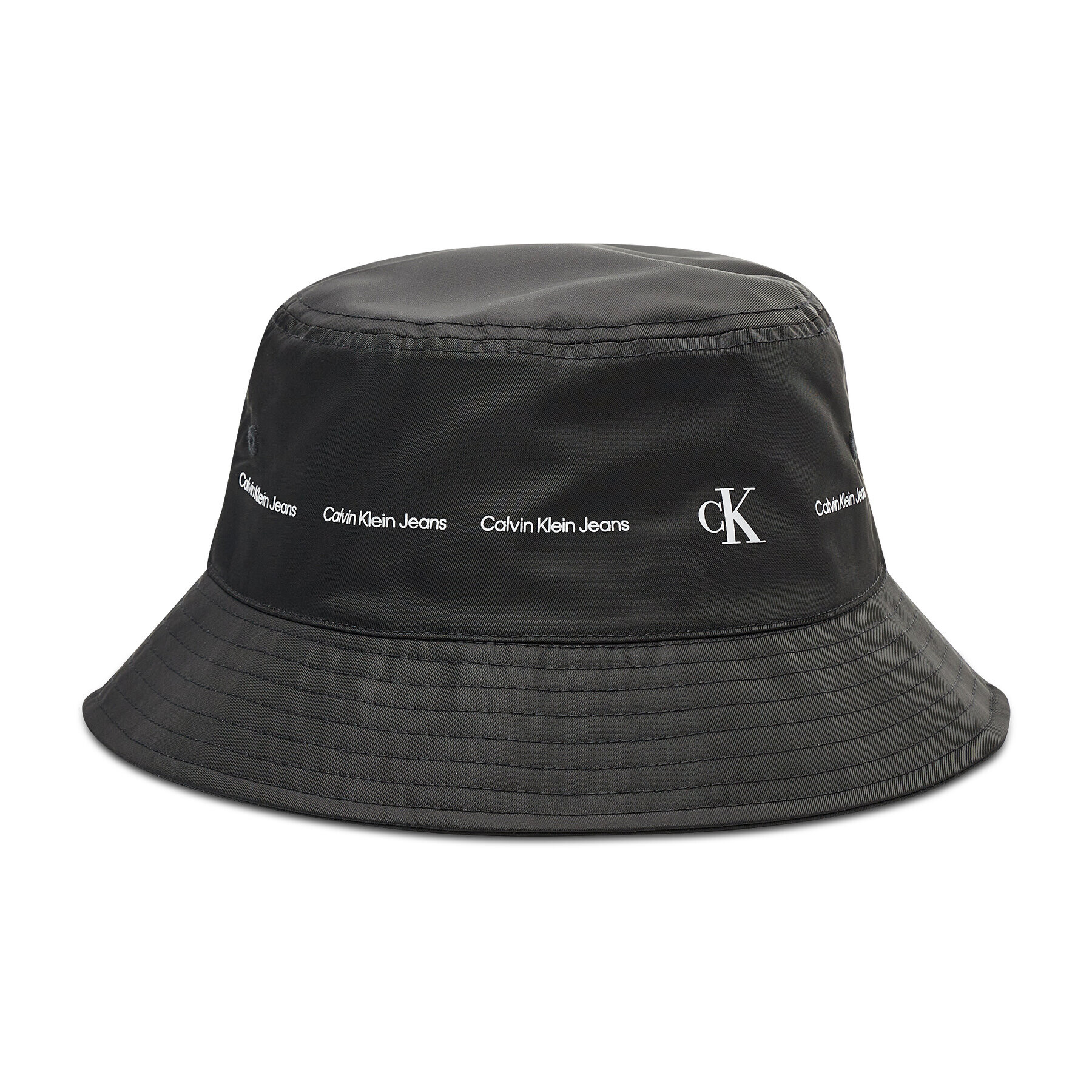 Calvin Klein Jeans Klobuk Stripe Logo Bucket K50K508972 Črna - Pepit.si