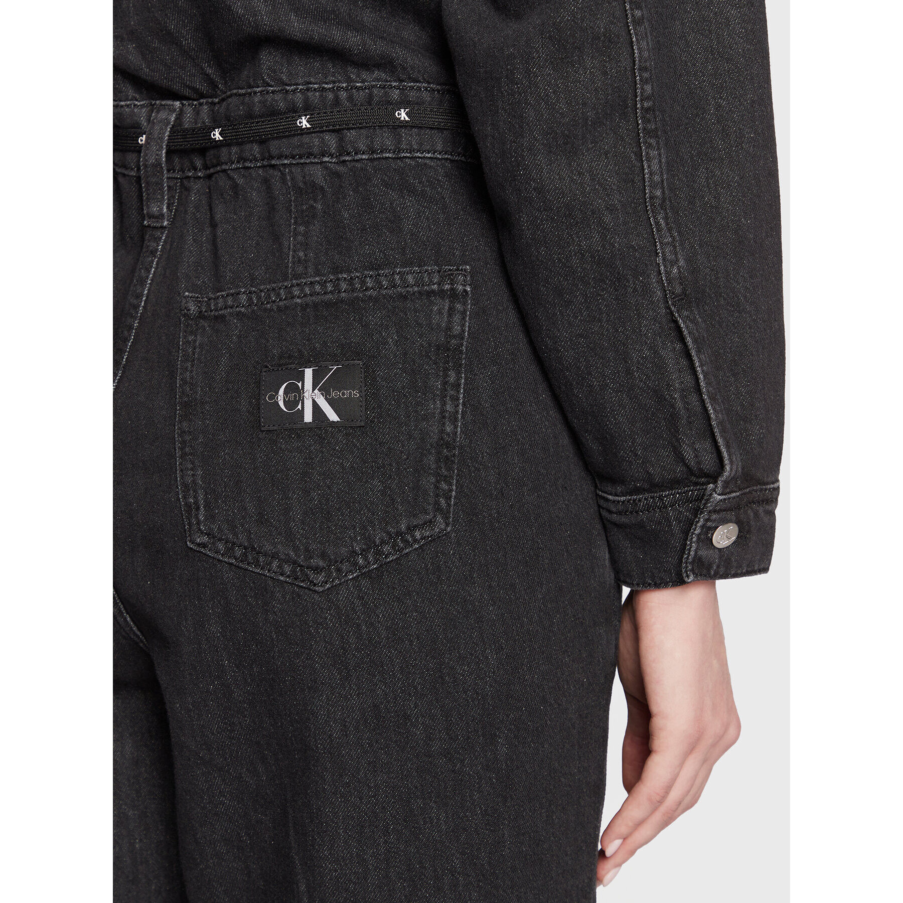 Calvin Klein Jeans Kombinezon J20J220504 Črna Regular Fit - Pepit.si