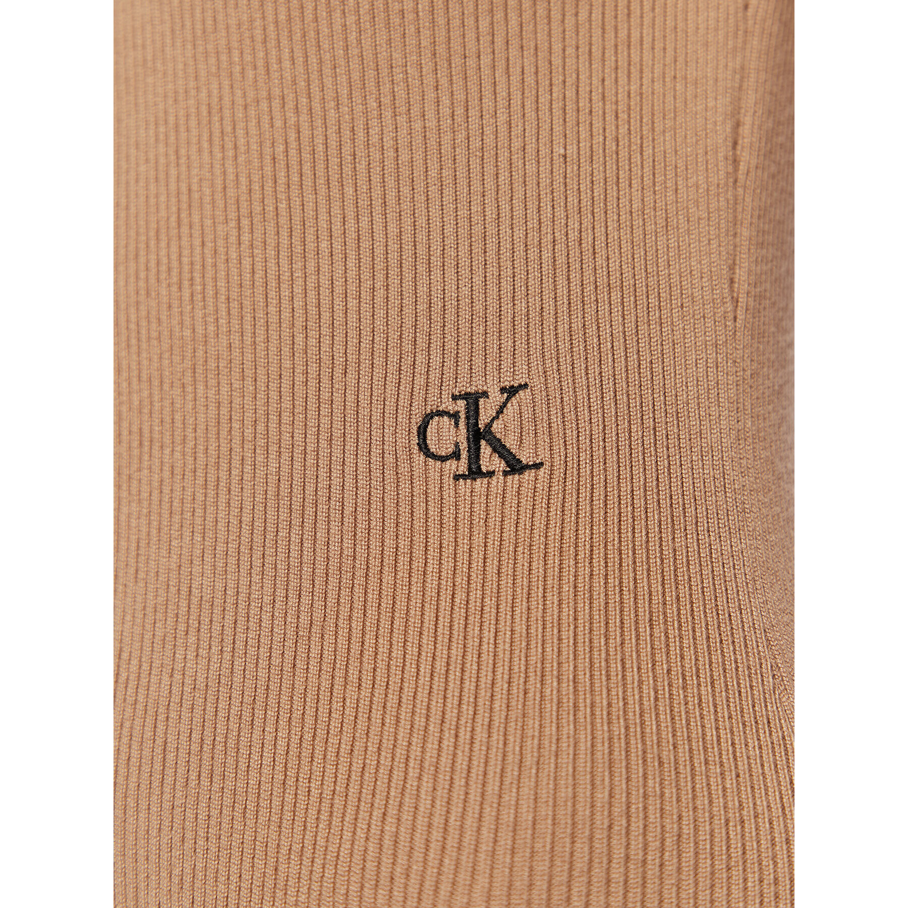 Calvin Klein Jeans Komplet bluza in obleka J20J220955 Bež Slim Fit - Pepit.si