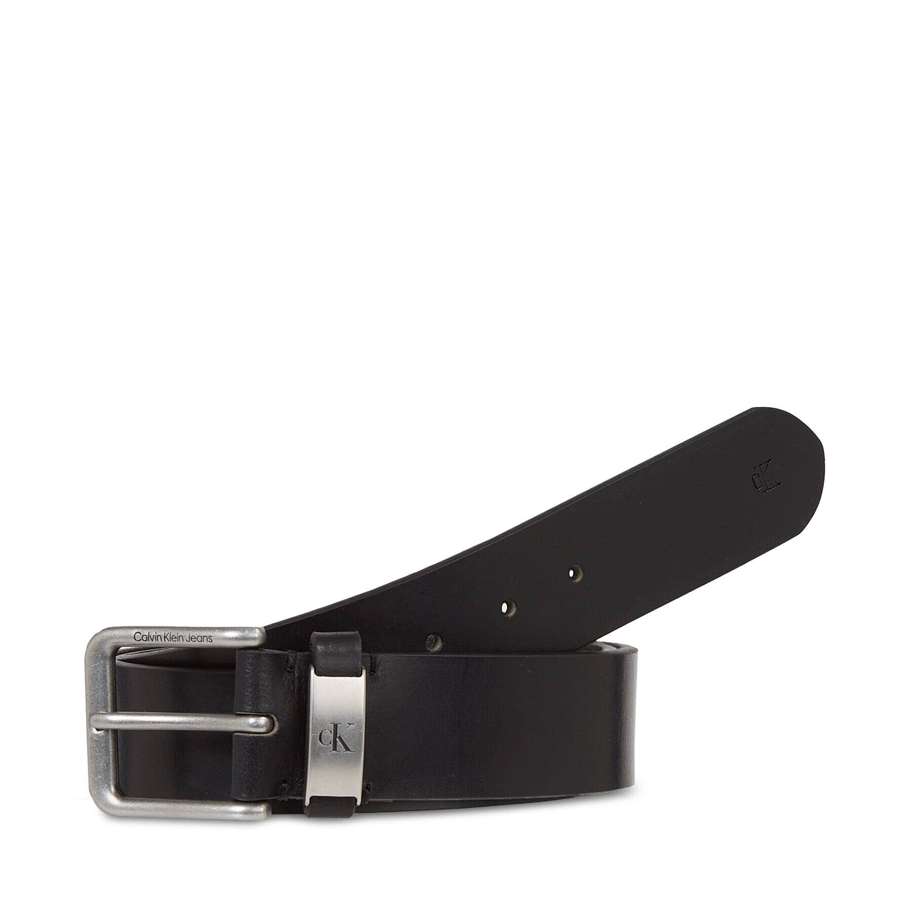 Calvin Klein Jeans Moški pas Ro Cl Met Loop Lthr Belt K50K511142 Črna - Pepit.si