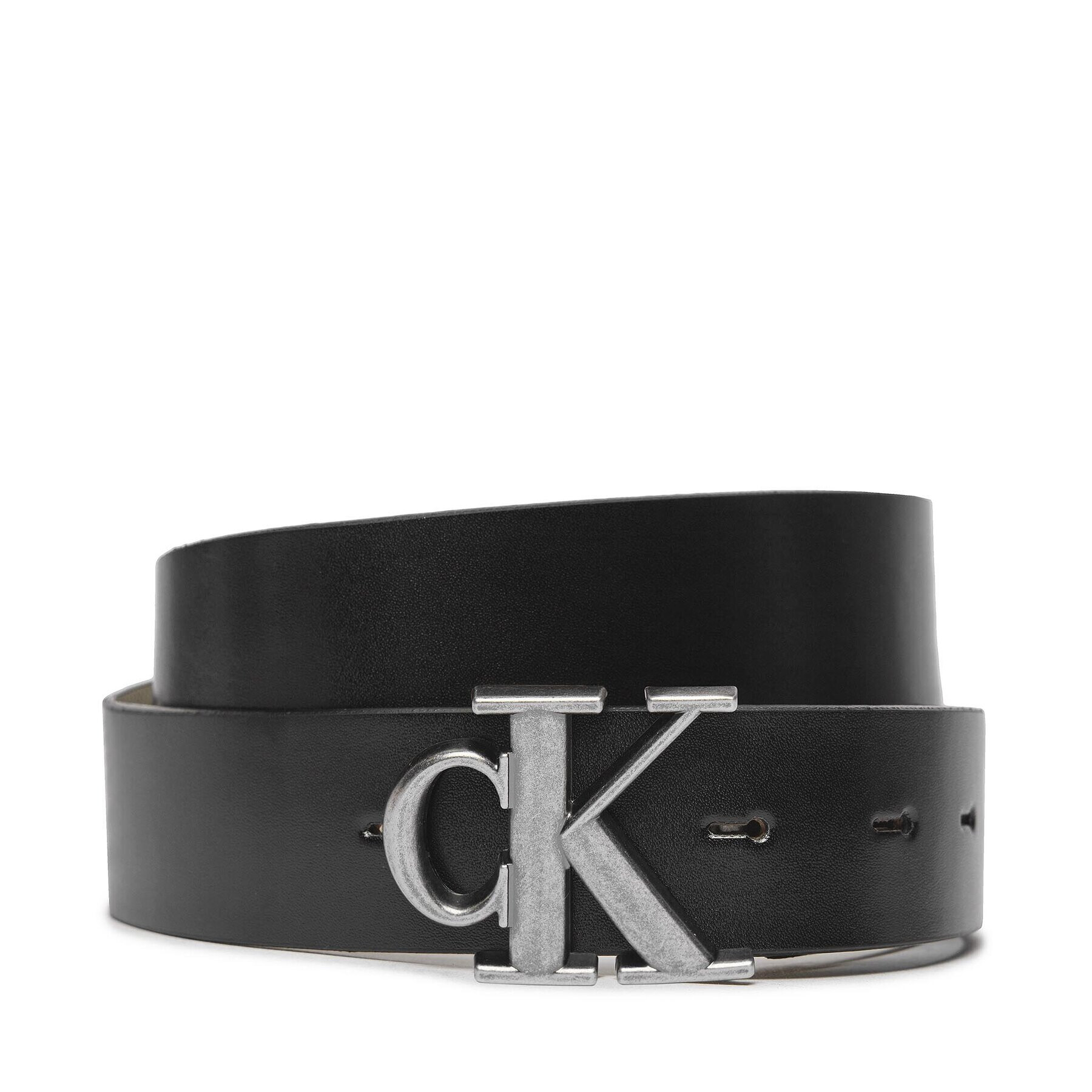 Calvin Klein Jeans Moški pas Ro Mono P Rev/Adj Lthr Belt35Mm K50K511415 Črna - Pepit.si