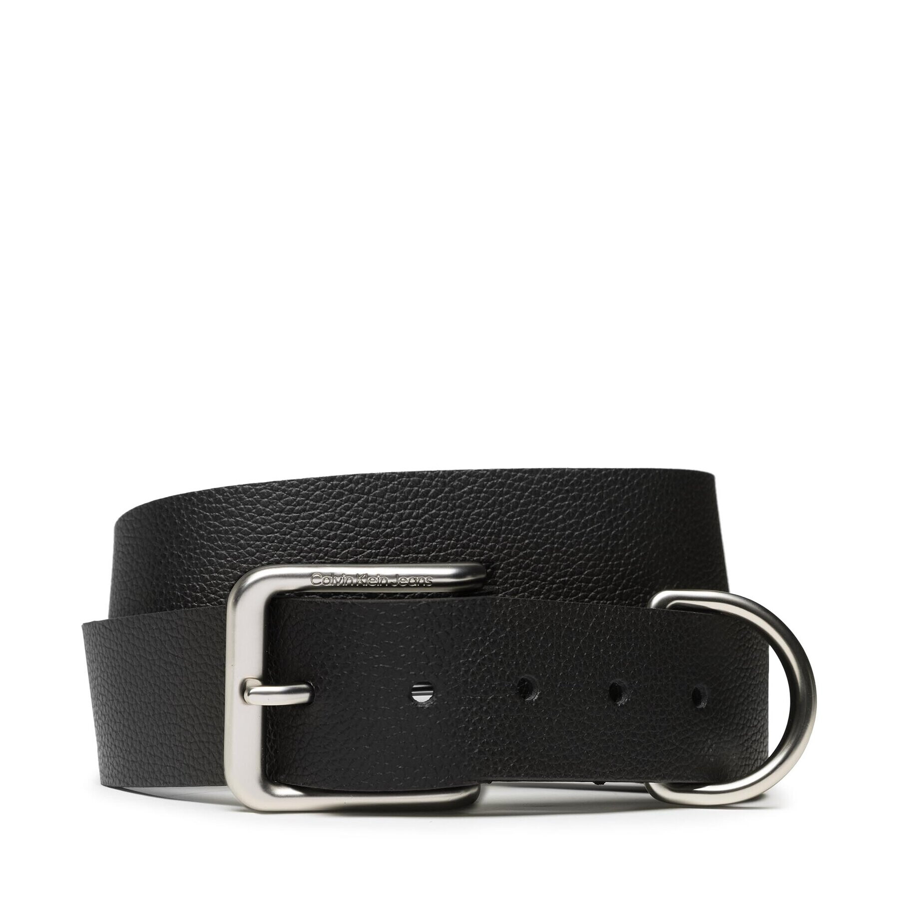 Calvin Klein Jeans Moški pas Round Hardware Loop Belt 40mm K50K510158 Črna - Pepit.si