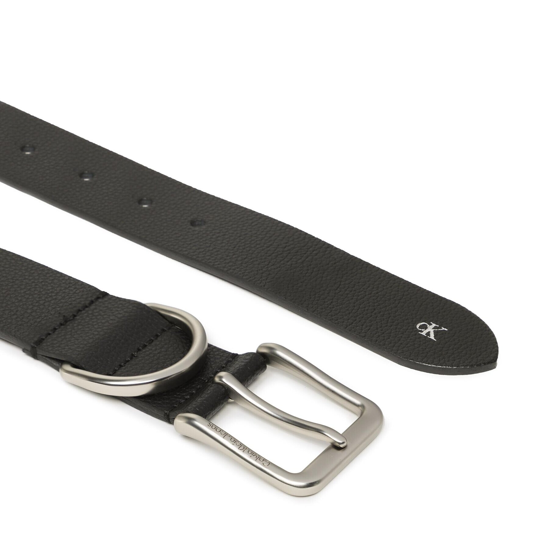 Calvin Klein Jeans Moški pas Round Hardware Loop Belt 40mm K50K510158 Črna - Pepit.si