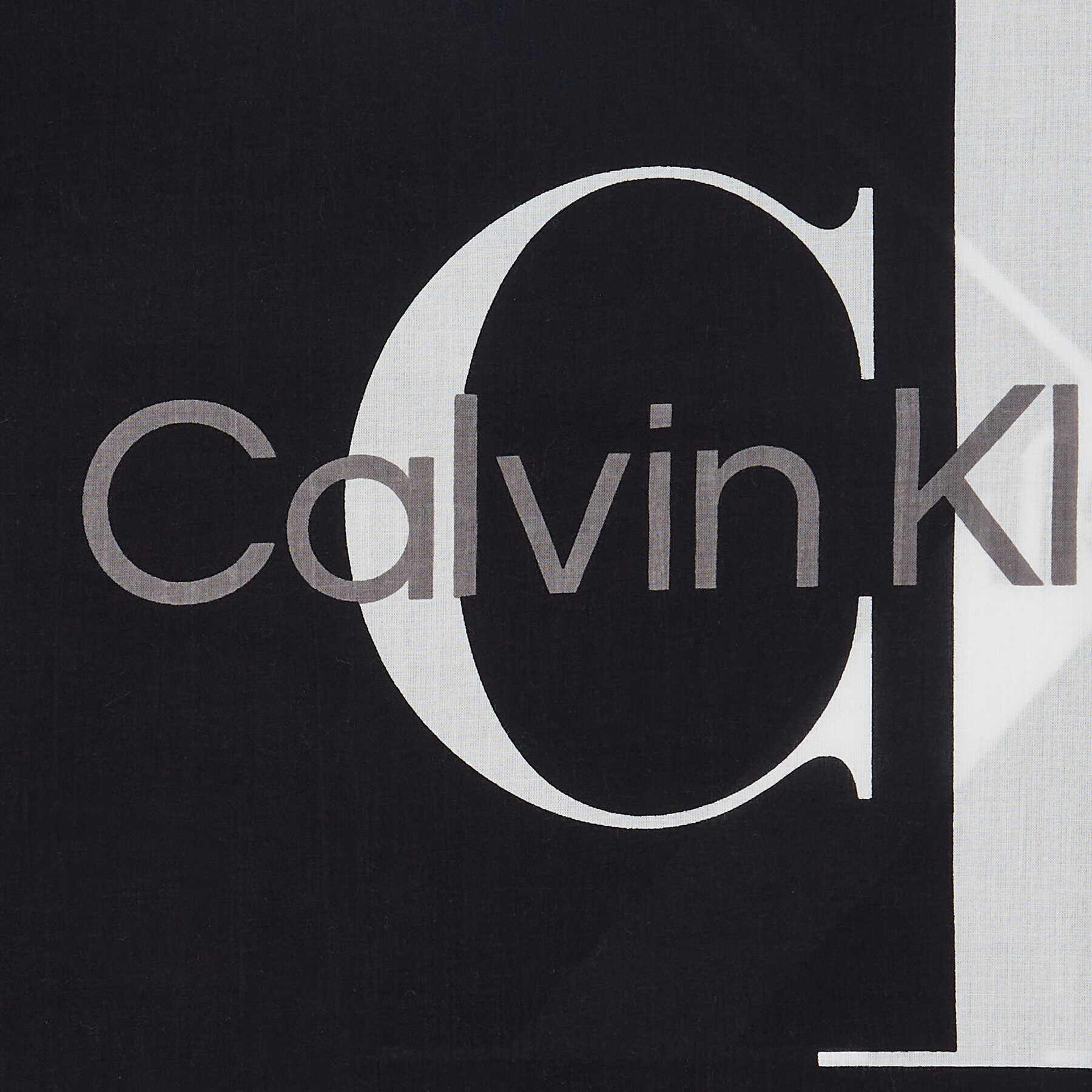 Calvin Klein Jeans Naglavna ruta Overprint Bandana K60K610915 Črna - Pepit.si