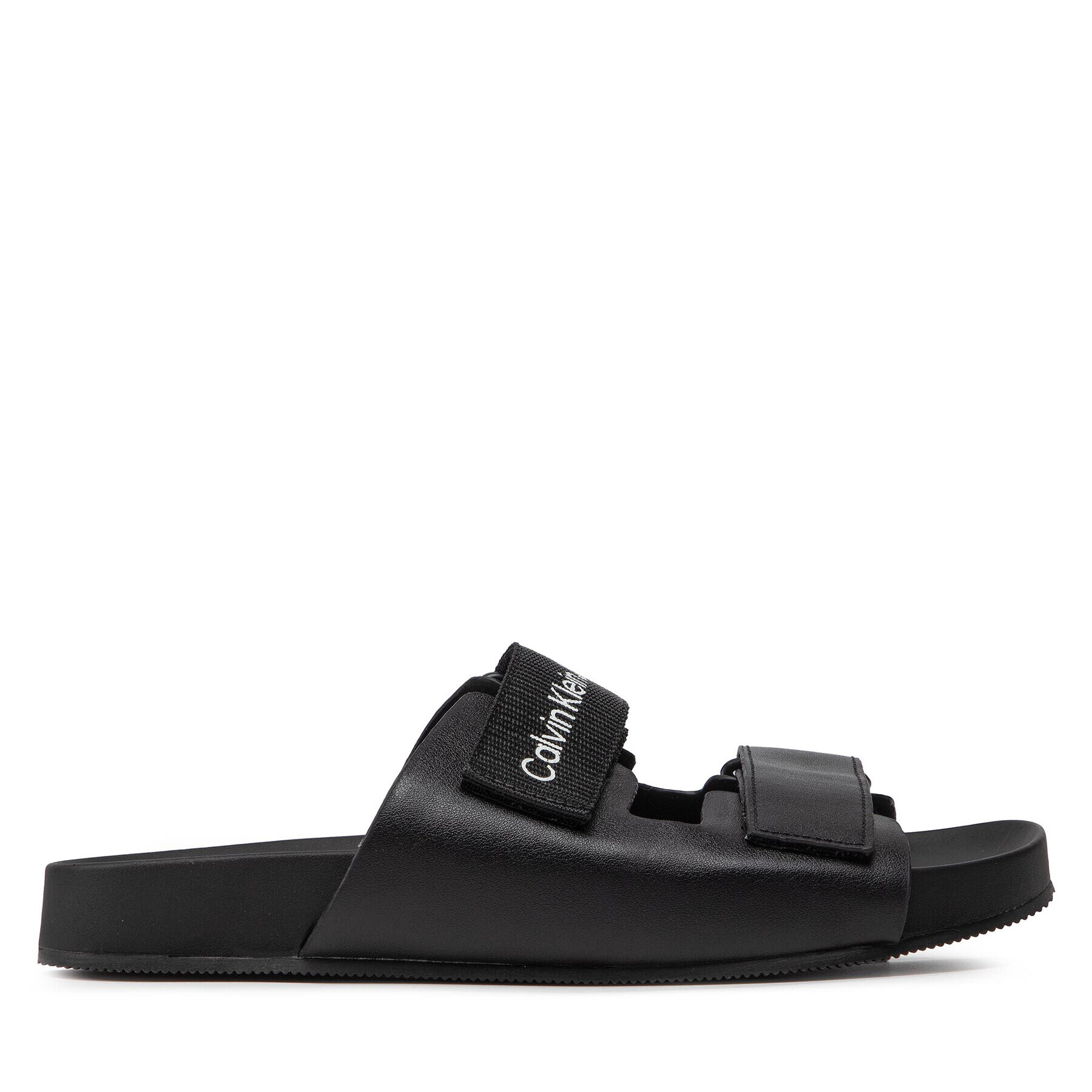 Calvin Klein Jeans Natikači Comfort Sandal 1 YW0YW00597 Črna - Pepit.si