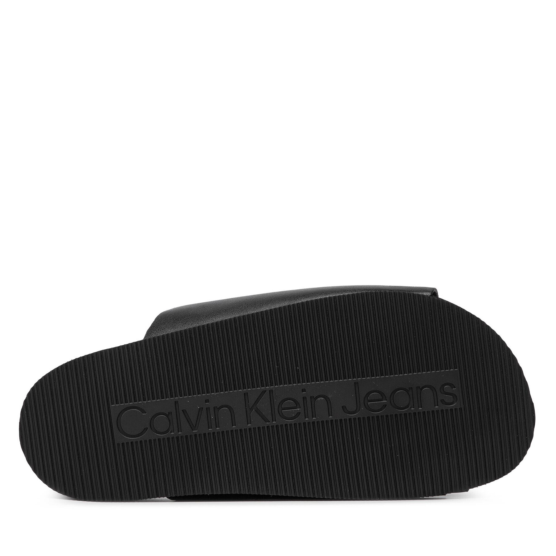 Calvin Klein Jeans Natikači Comfort Sandal 1 YW0YW00597 Črna - Pepit.si