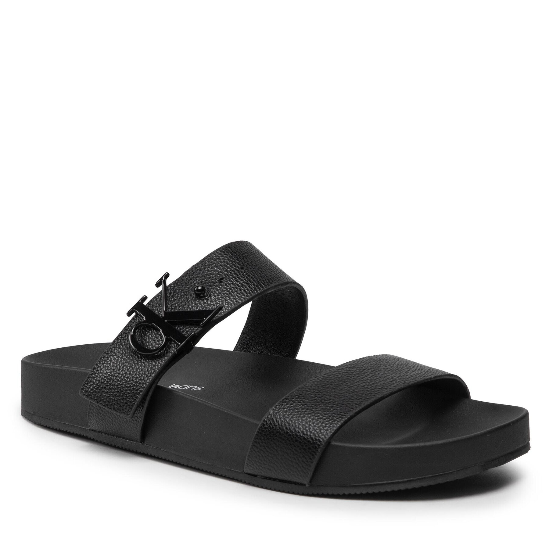 Calvin Klein Jeans Natikači Comfort Sandal 2 YW0YW00598 Črna - Pepit.si