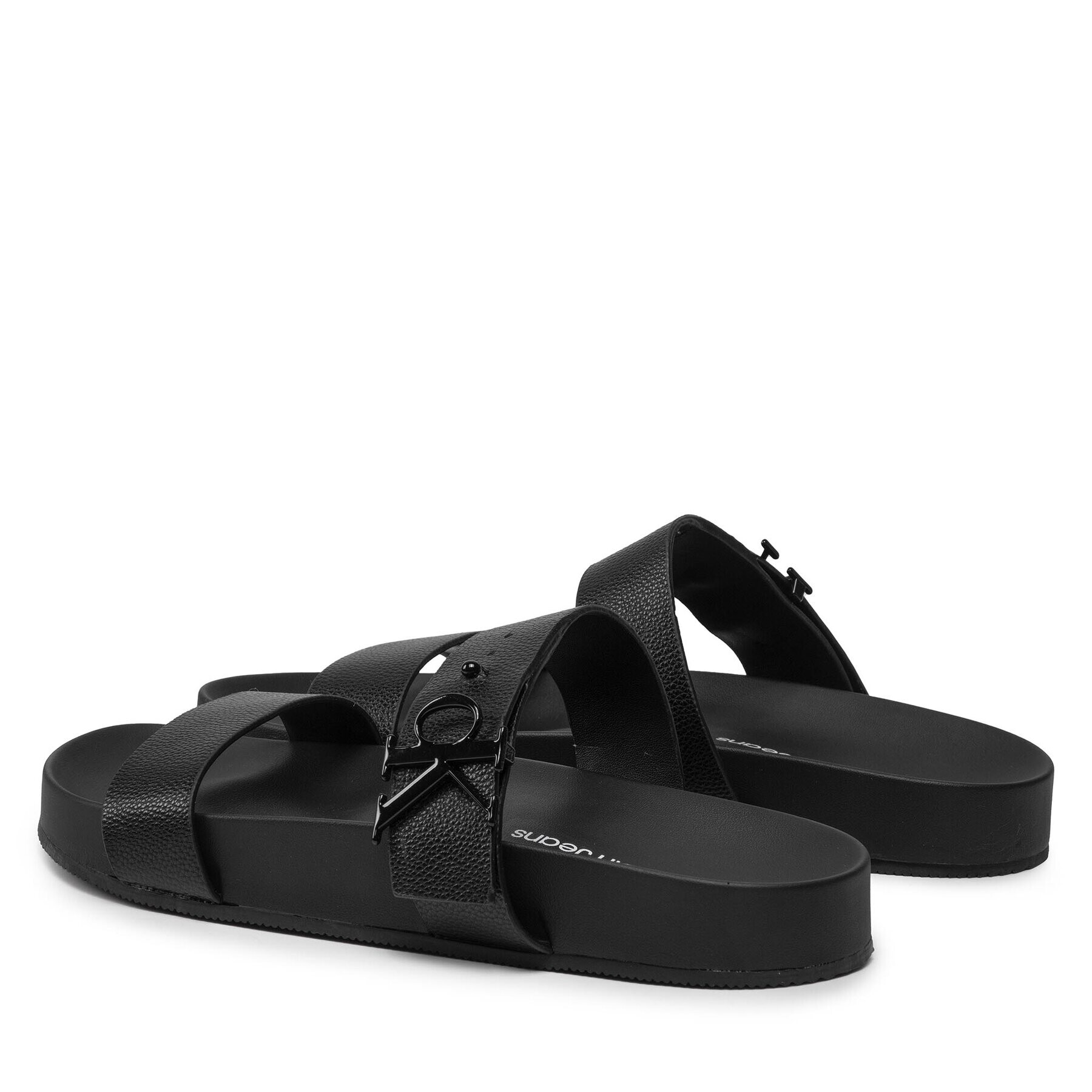 Calvin Klein Jeans Natikači Comfort Sandal 2 YW0YW00598 Črna - Pepit.si