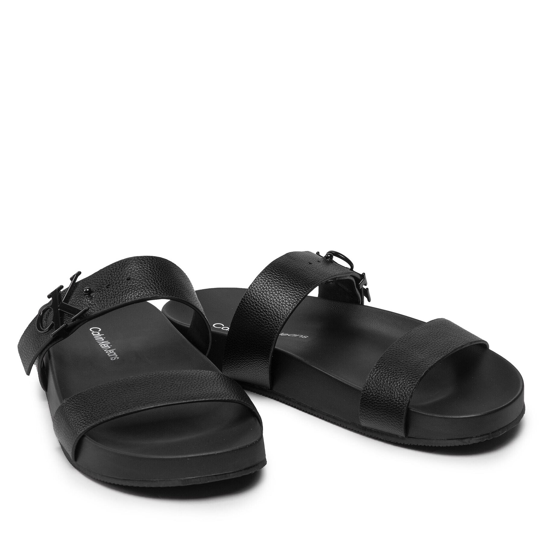 Calvin Klein Jeans Natikači Comfort Sandal 2 YW0YW00598 Črna - Pepit.si