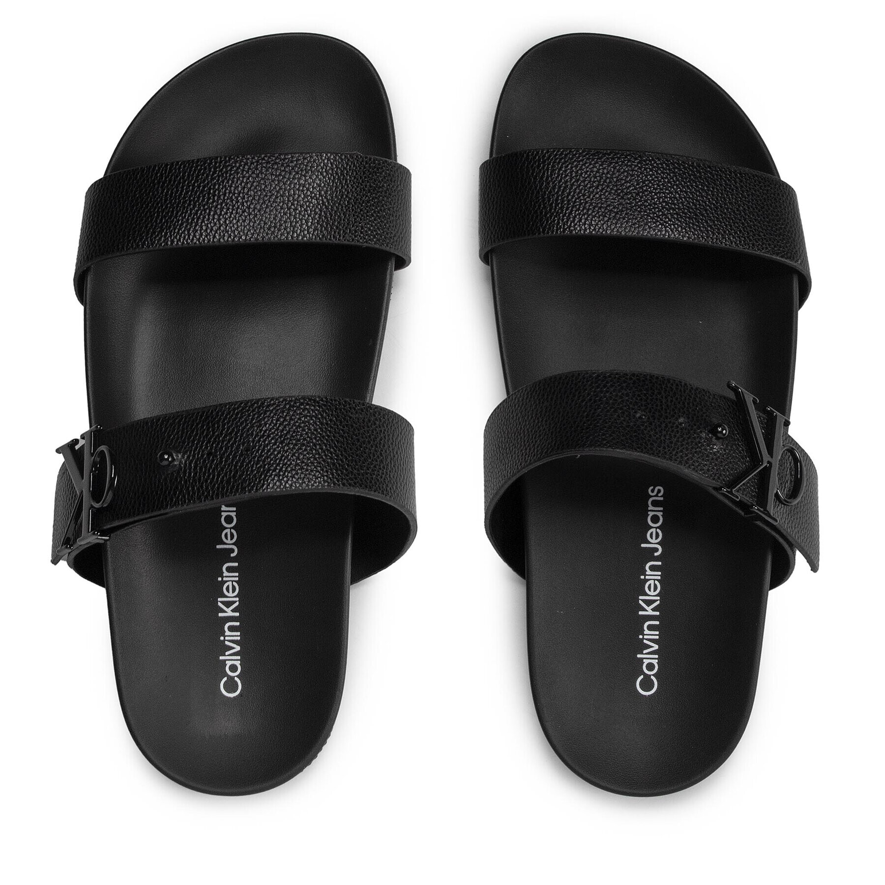 Calvin Klein Jeans Natikači Comfort Sandal 2 YW0YW00598 Črna - Pepit.si