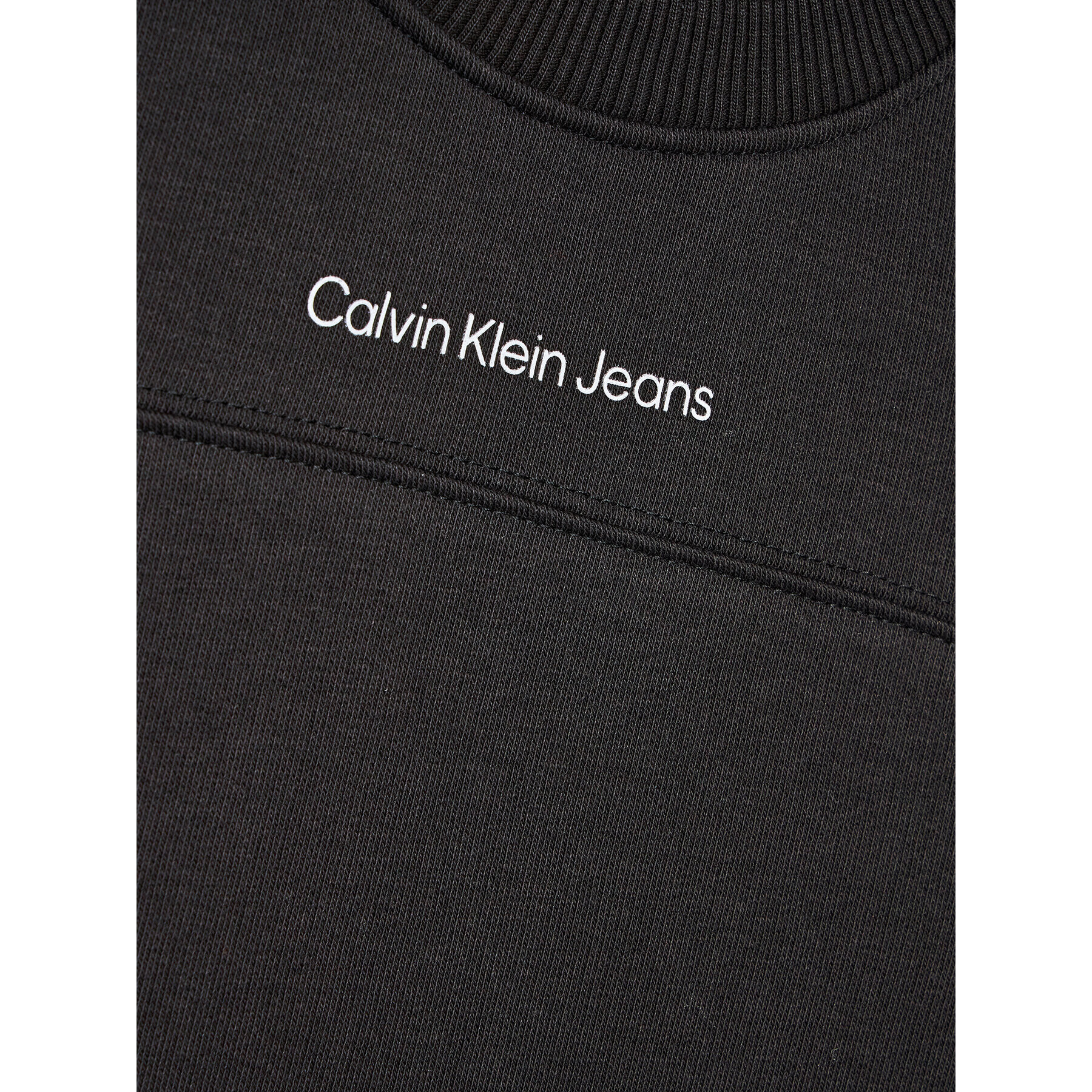 Calvin Klein Jeans Pletena obleka IG0IG01671 Črna Regular Fit - Pepit.si