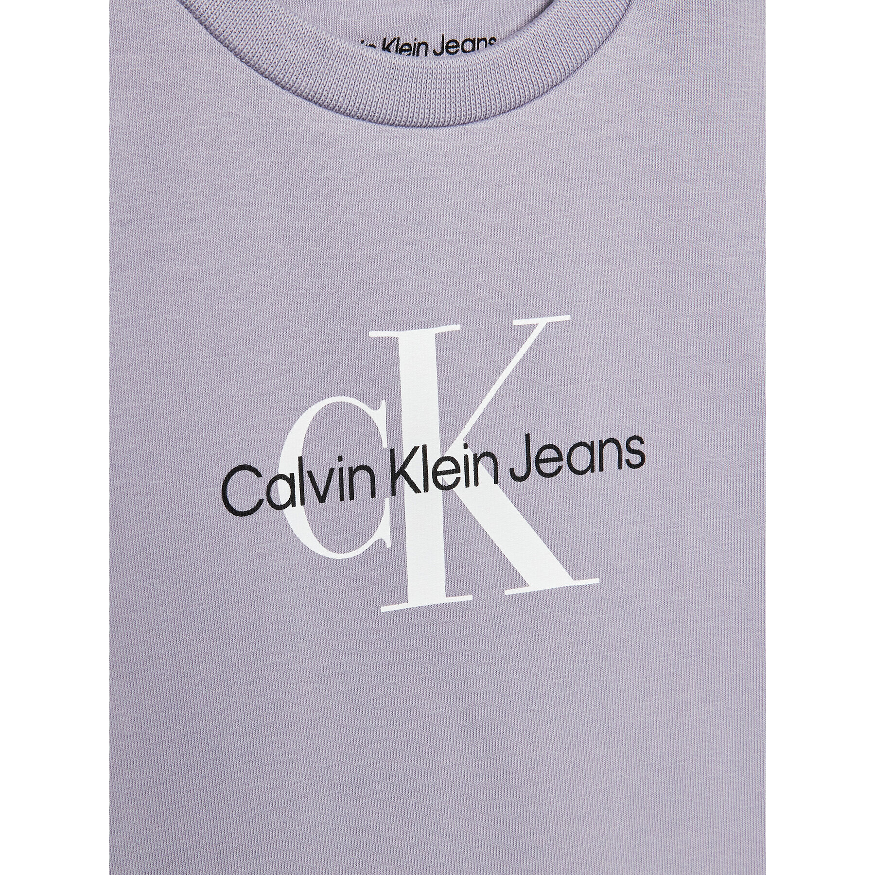 Calvin Klein Jeans Pletena obleka IN0IN00041 Vijolična Regular Fit - Pepit.si