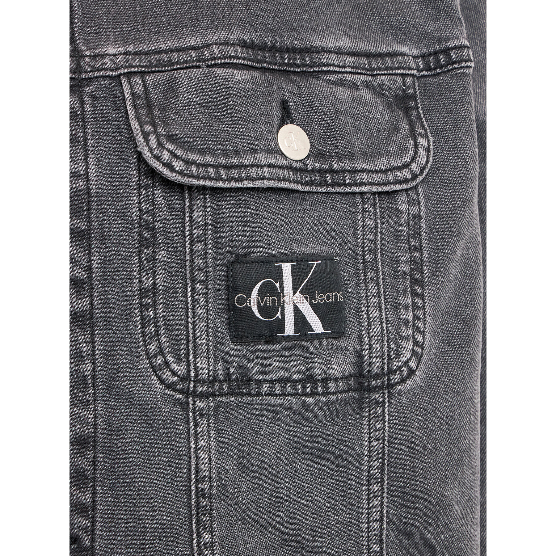 Calvin Klein Jeans Jeans jakna J20J220886 Siva Regular Fit - Pepit.si