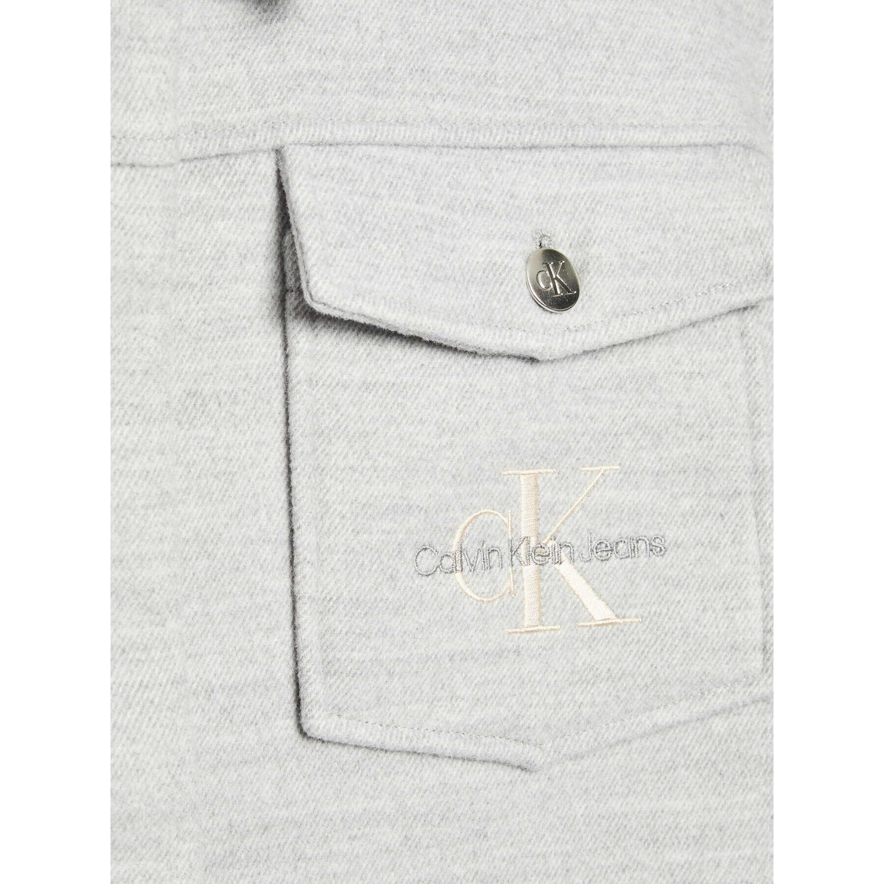 Calvin Klein Jeans Prehodna jakna IG0IG01263 Siva Oversize - Pepit.si