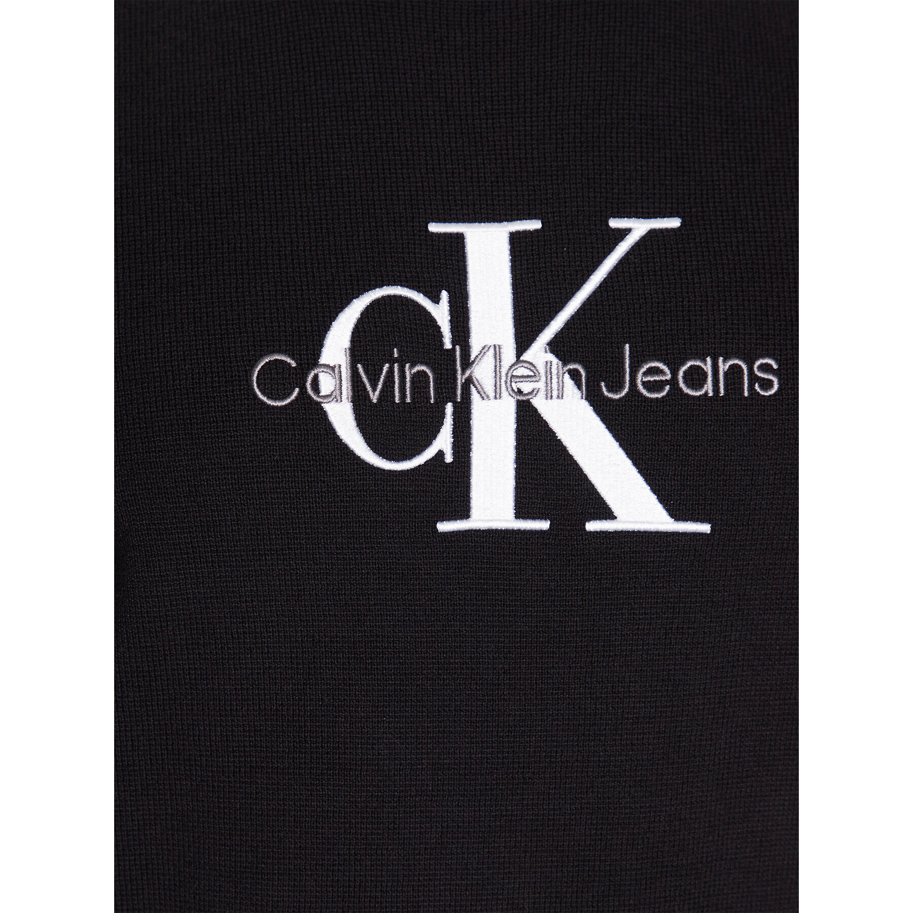 Calvin Klein Jeans Pulover J30J323295 Črna Regular Fit - Pepit.si