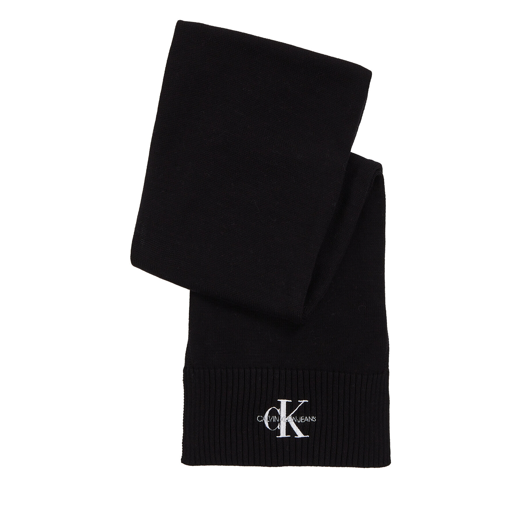 Calvin Klein Jeans Šal Monologo Embro Scarf K50K511175 Črna - Pepit.si