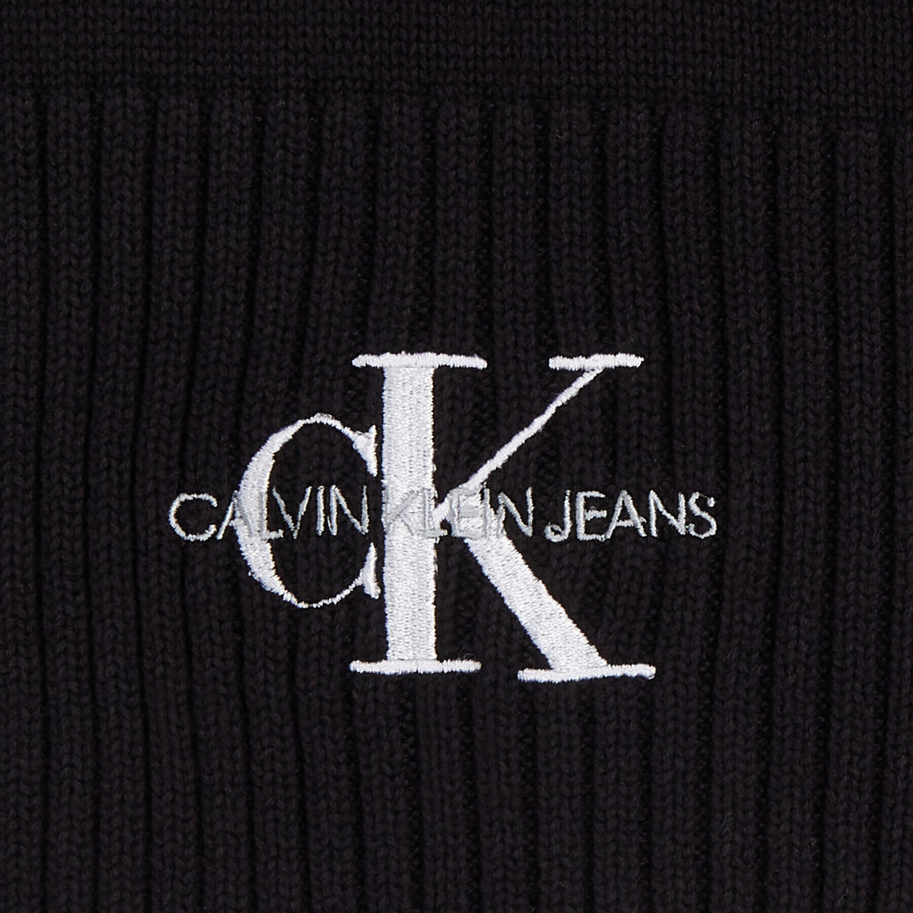 Calvin Klein Jeans Šal Monologo Embro Scarf K50K511175 Črna - Pepit.si