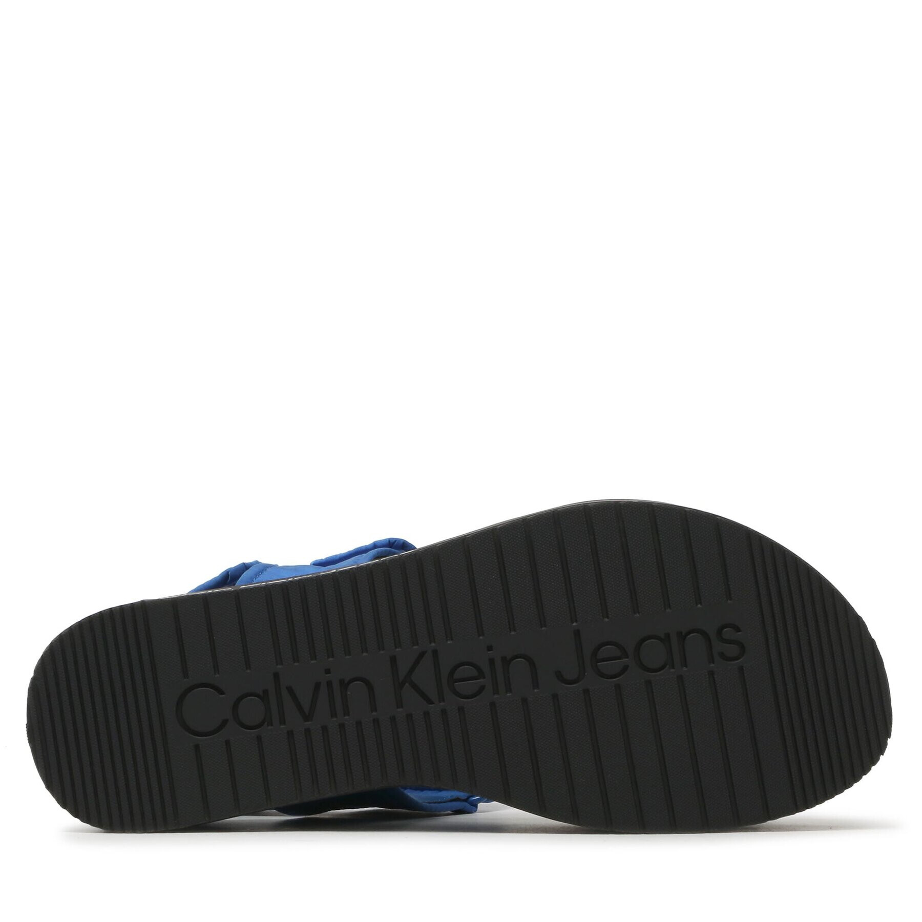 Calvin Klein Jeans Sandali Flatform Sandal Softny YW0YW00965 Modra - Pepit.si